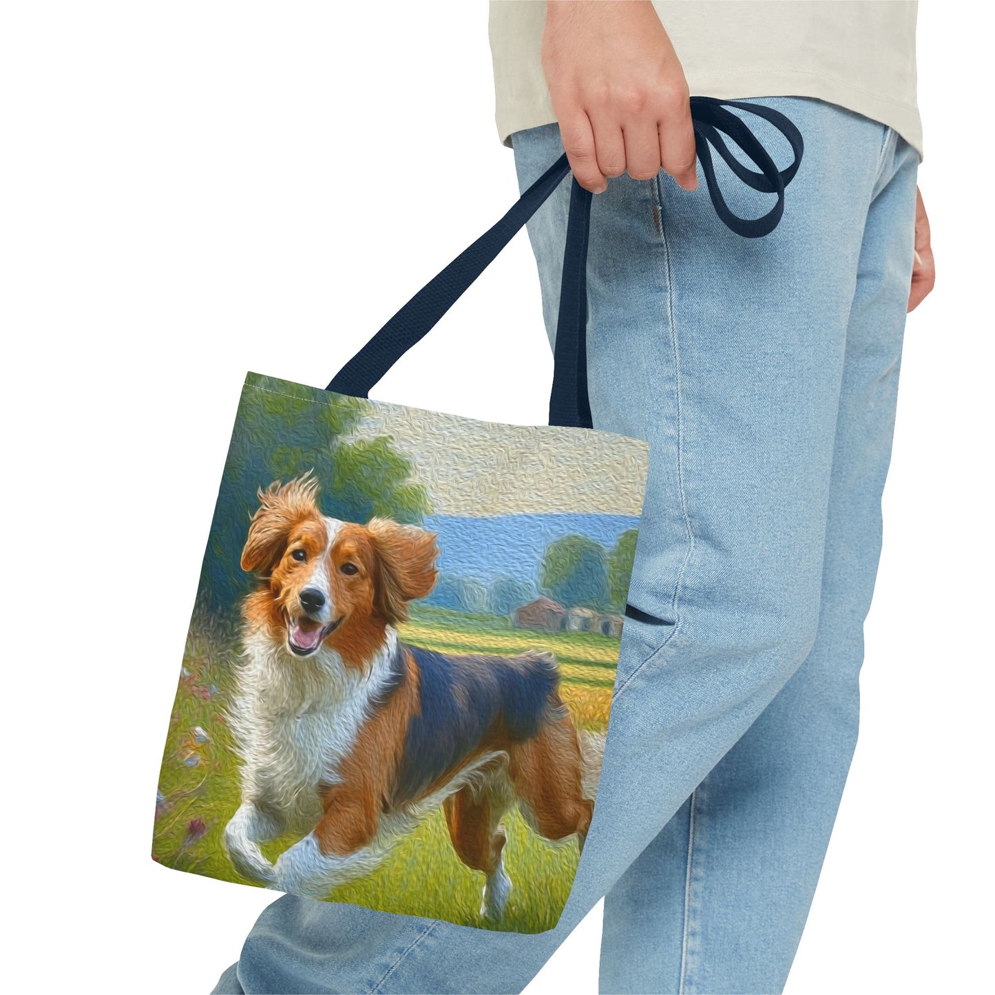 Nederlandse Kooikerhondje Polyester Tote Bag (AOP)