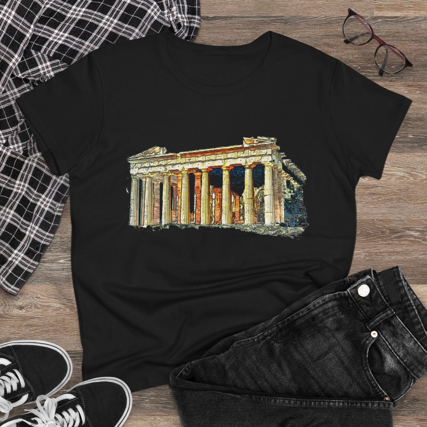Parthenon Women's Midweight Cotton Tee