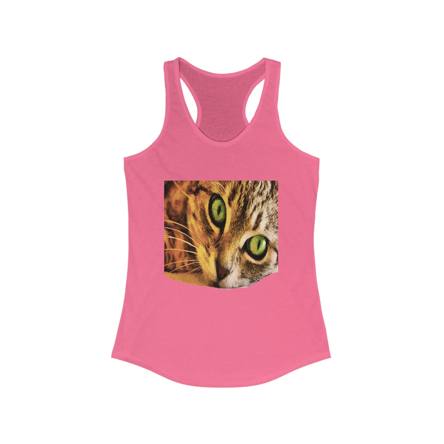 Wide-eye Cat - Women's Racerback Tank