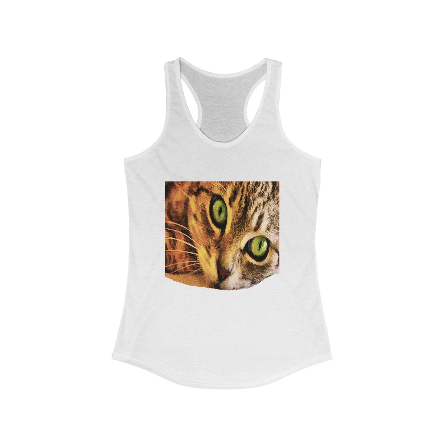 Wide-eye Cat - Women's Racerback Tank