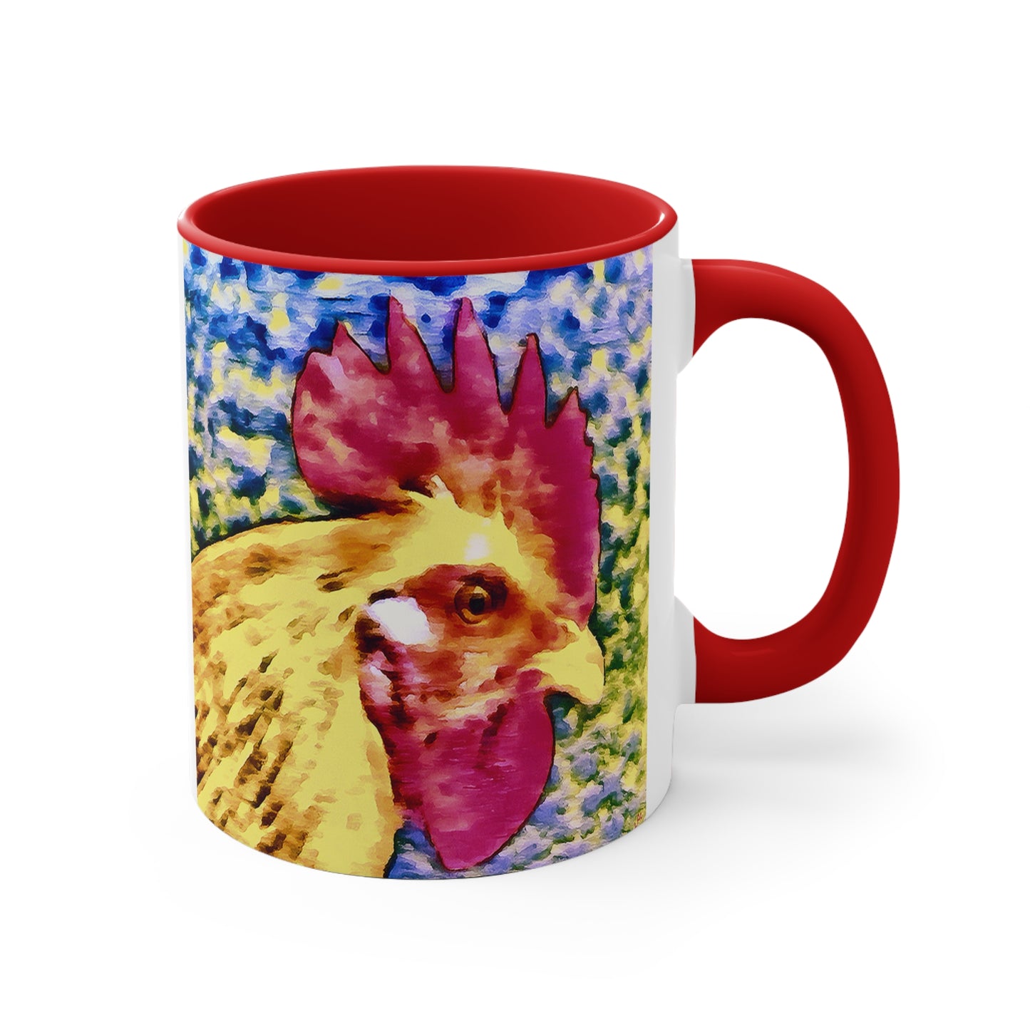 Rooster 'Spencer' Accent Coffee Mug, 11oz
