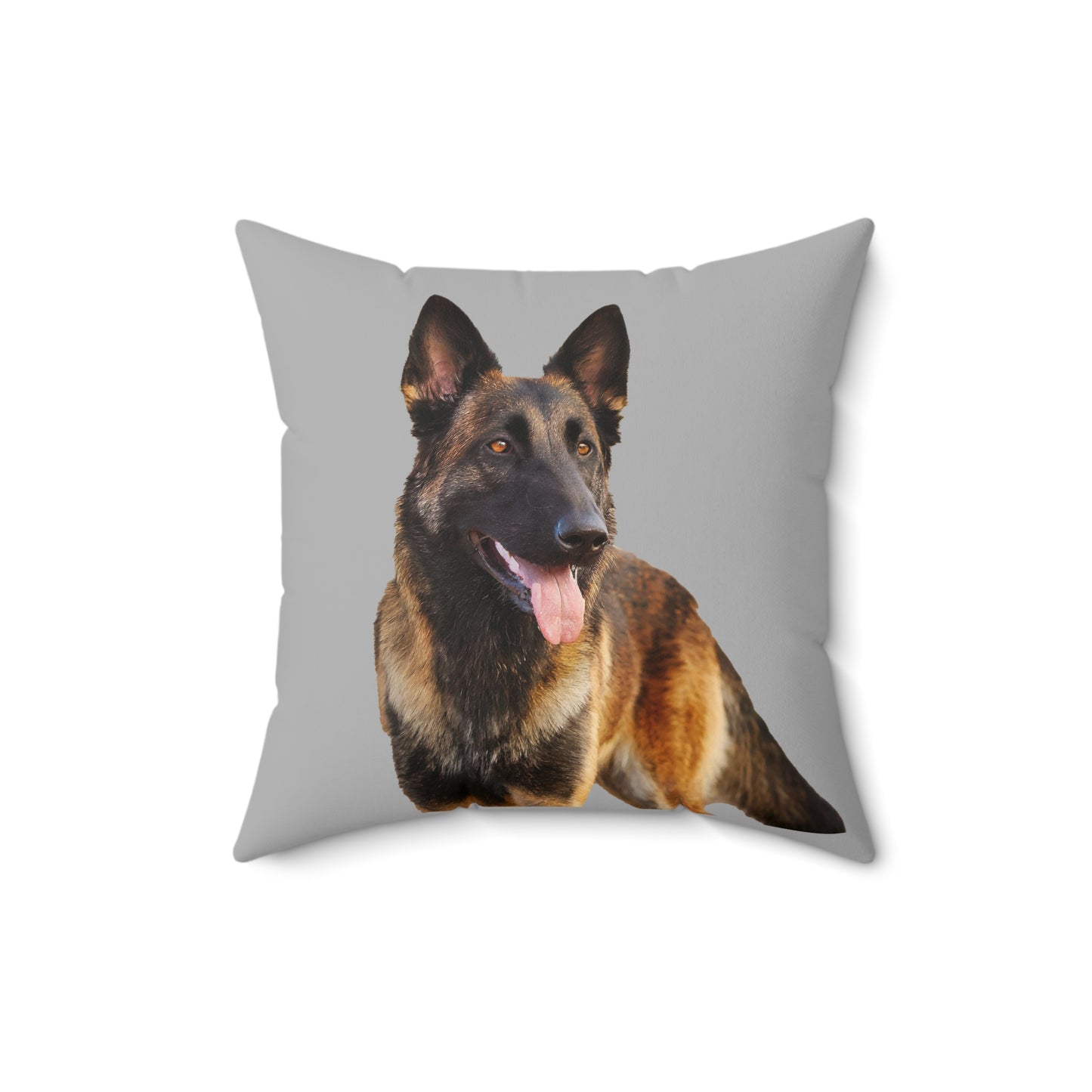 Delightful Dutch Shepherd Spun Polyester Square Pillow