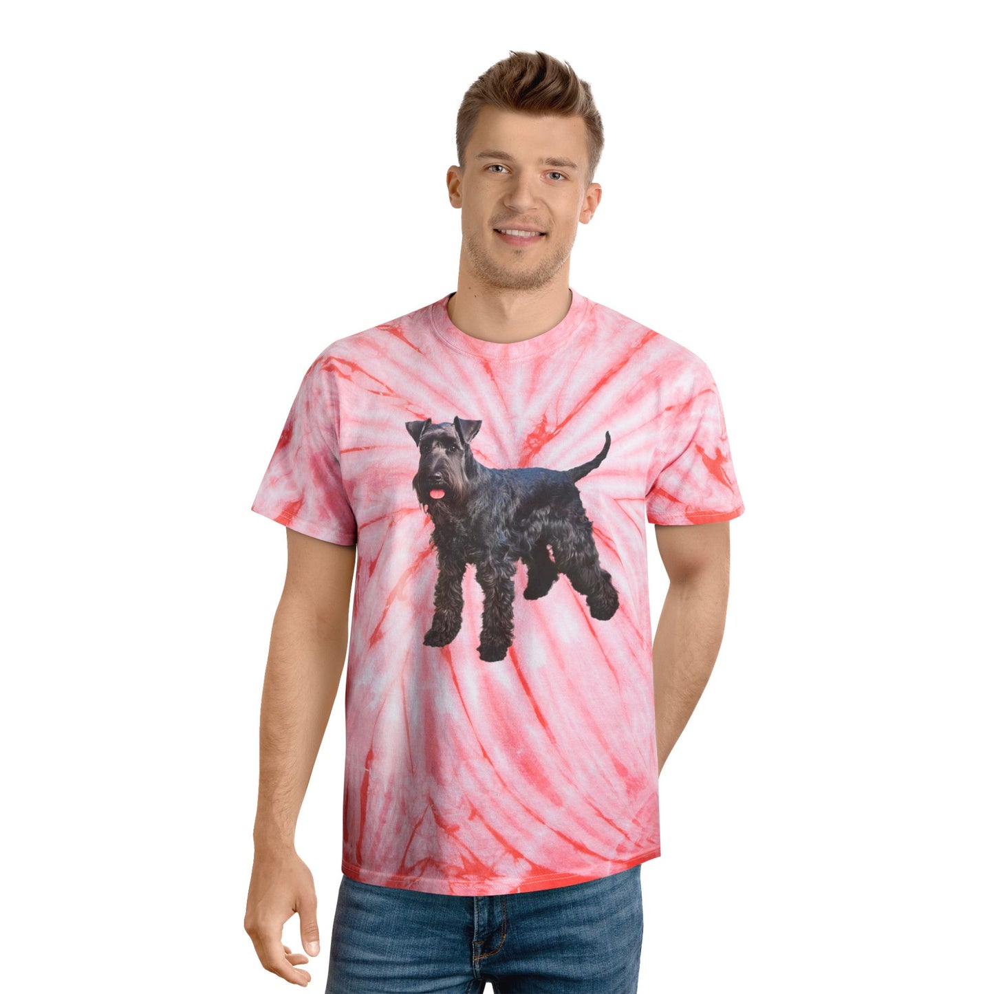 Kerry Blue Terrier Tie-Dye Tee, Cyclone