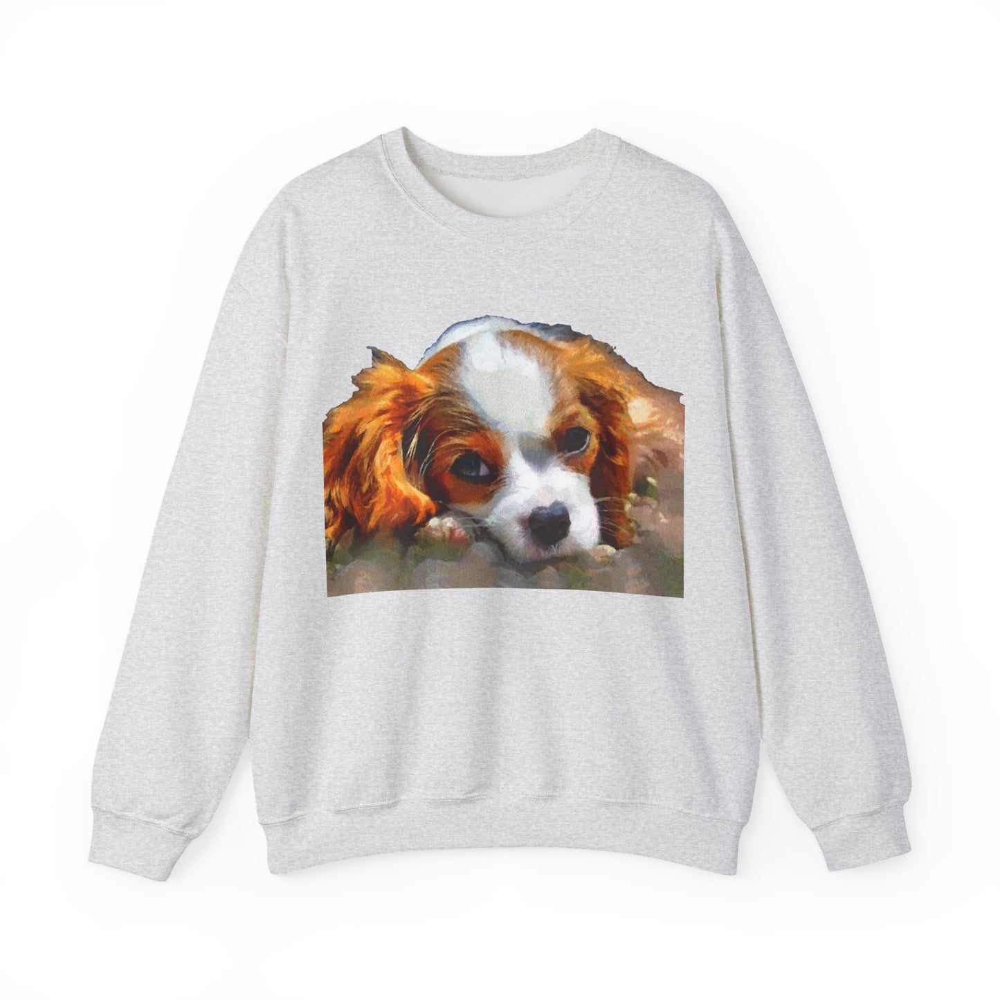 Cavalier King Charles Spaniel Puppy Crewneck Sweatshirt