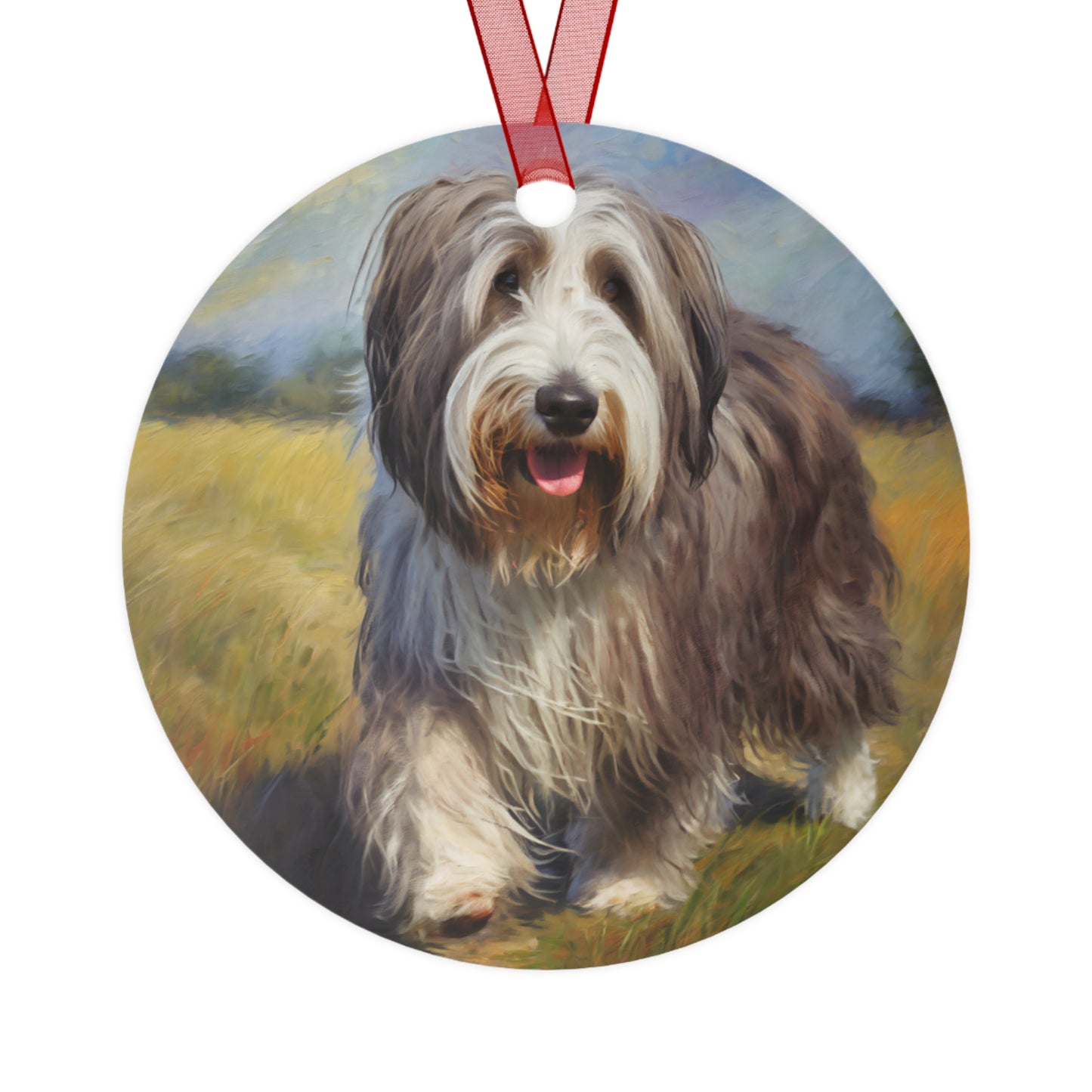 Bearded Collie Metal Ornaments: Celebrate Your Favorite Breed