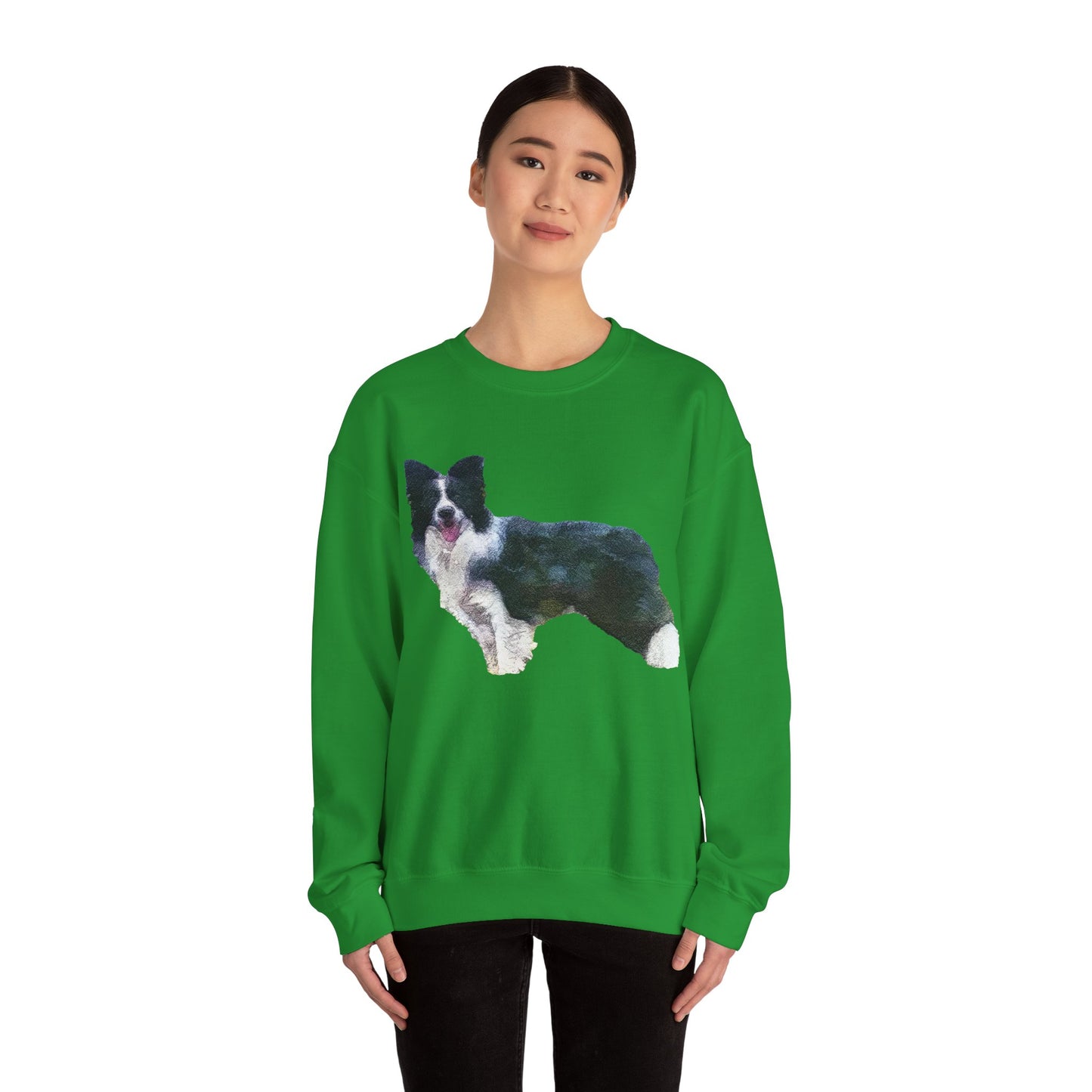 Border Collie 'Andrew' Unisex Crewneck Sweatshirt