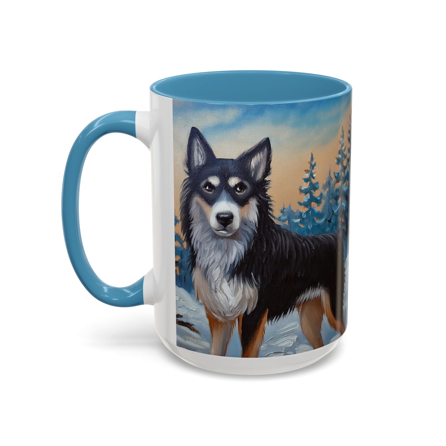 Lapponian Herder Ceramic Accent Coffee Mug - 2 SIzes
