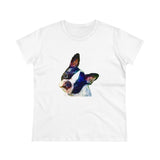 Boston Terrier 'Skipper' Women's Midweight Cotton Tee