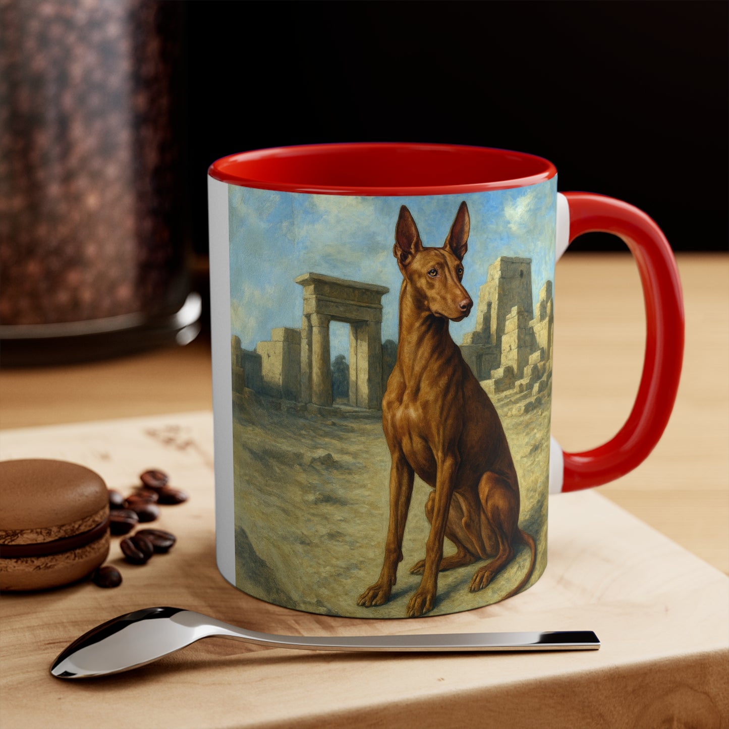 Egyptian Pharoh Hound Accent Coffee Mug, 11oz