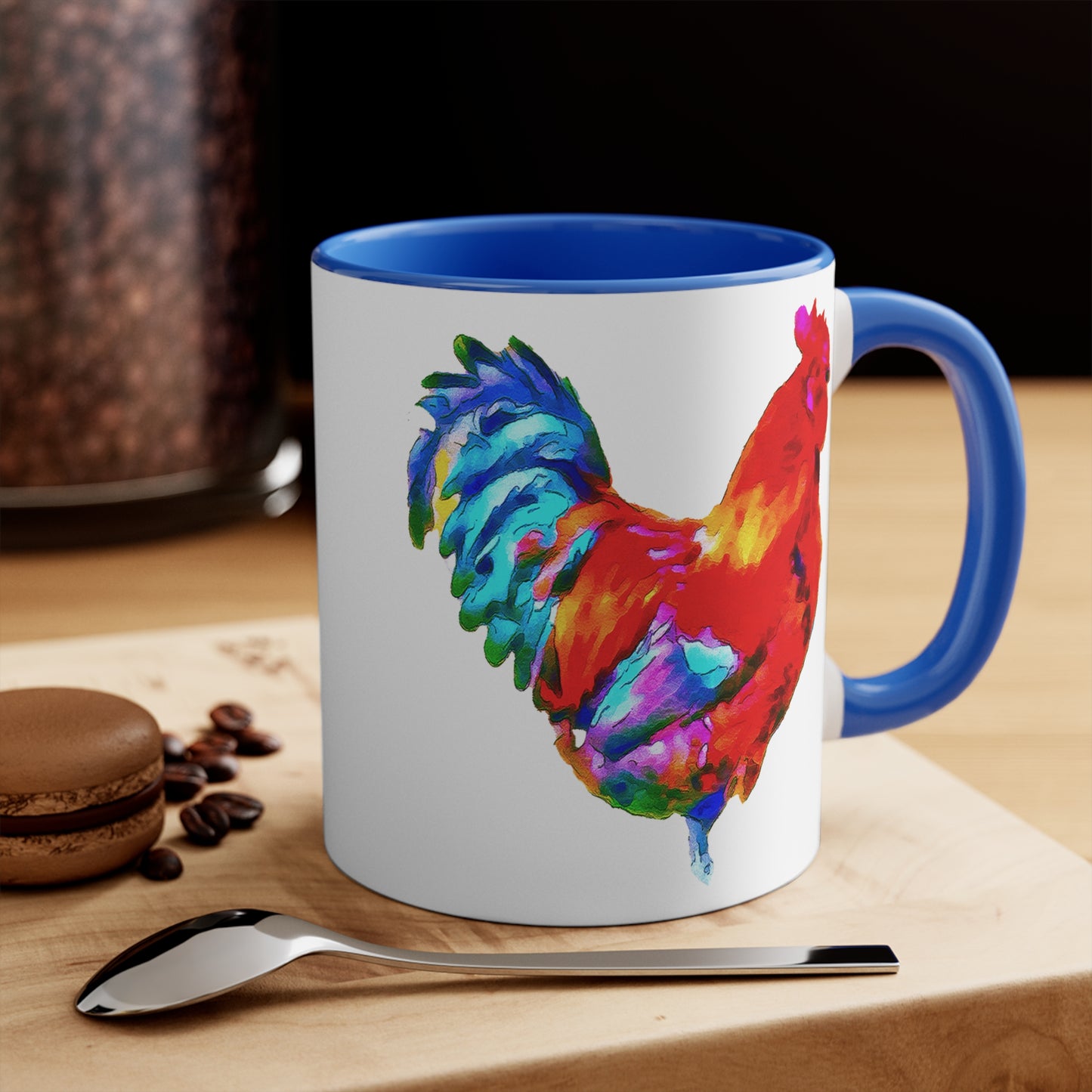 Rooster 'Craw' Accent Coffee Mug, 11oz
