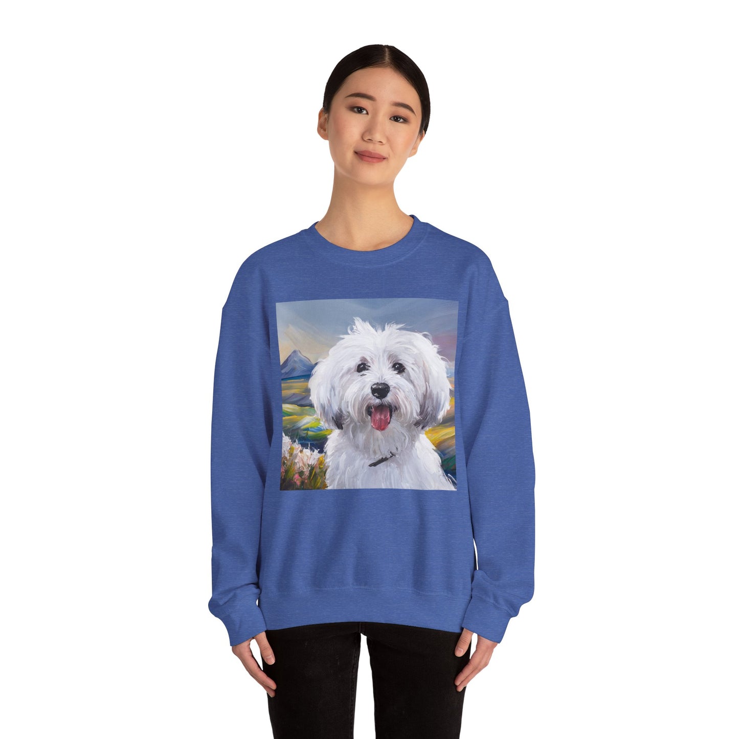 Coton de Tulear Cozy Unisex Crewneck Sweatshirt