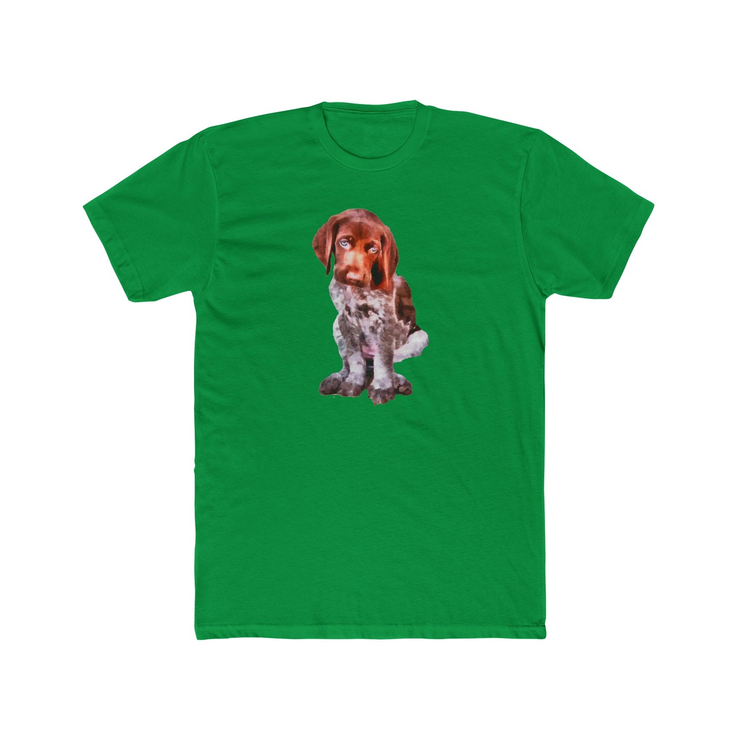 German Short-Hair Pointer 'Benny' Men's Cotton Crew Tee