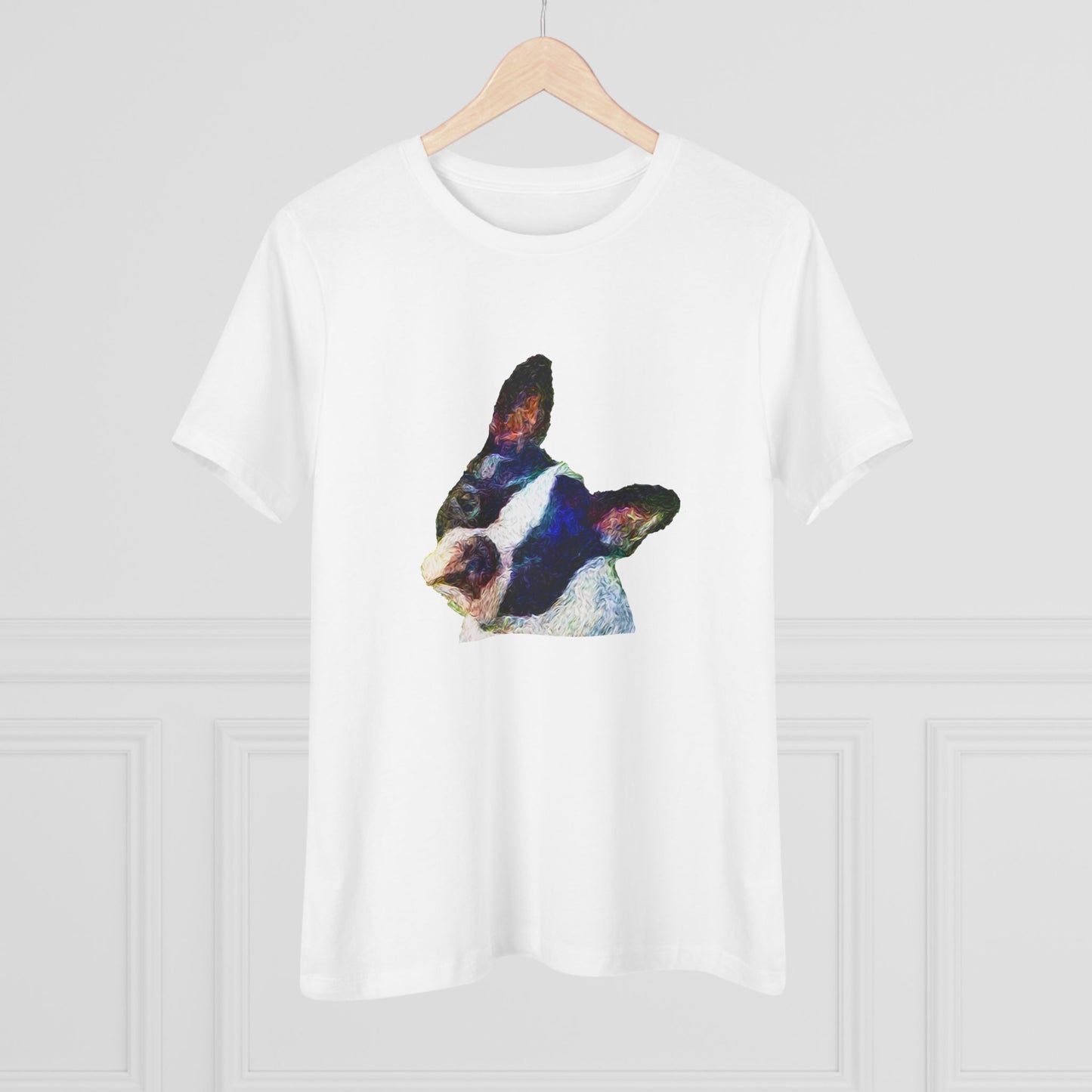 Boston Terrier 'Skipper' Women's Relaxed Fit Cotton Tee