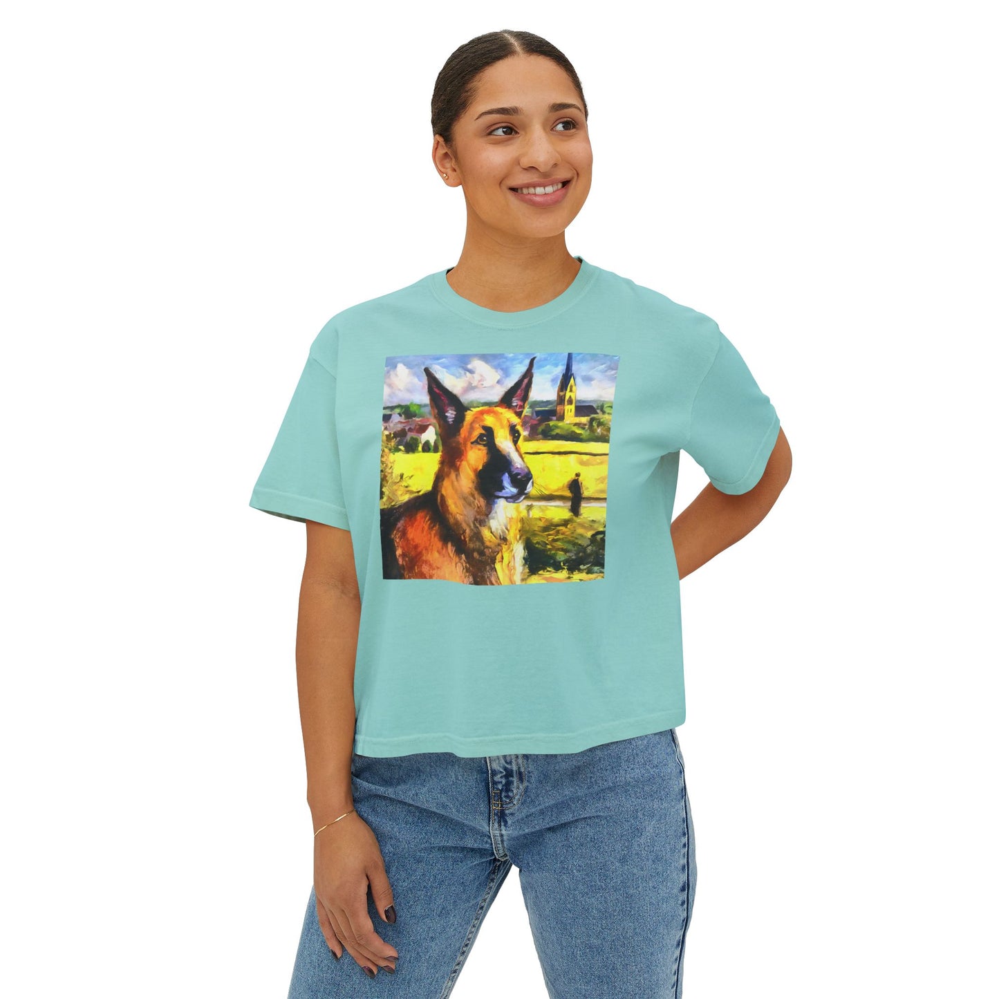 Belgian Laekenois Women's Oversized Boxy Tee – Stylish Comfort for Every Occasion