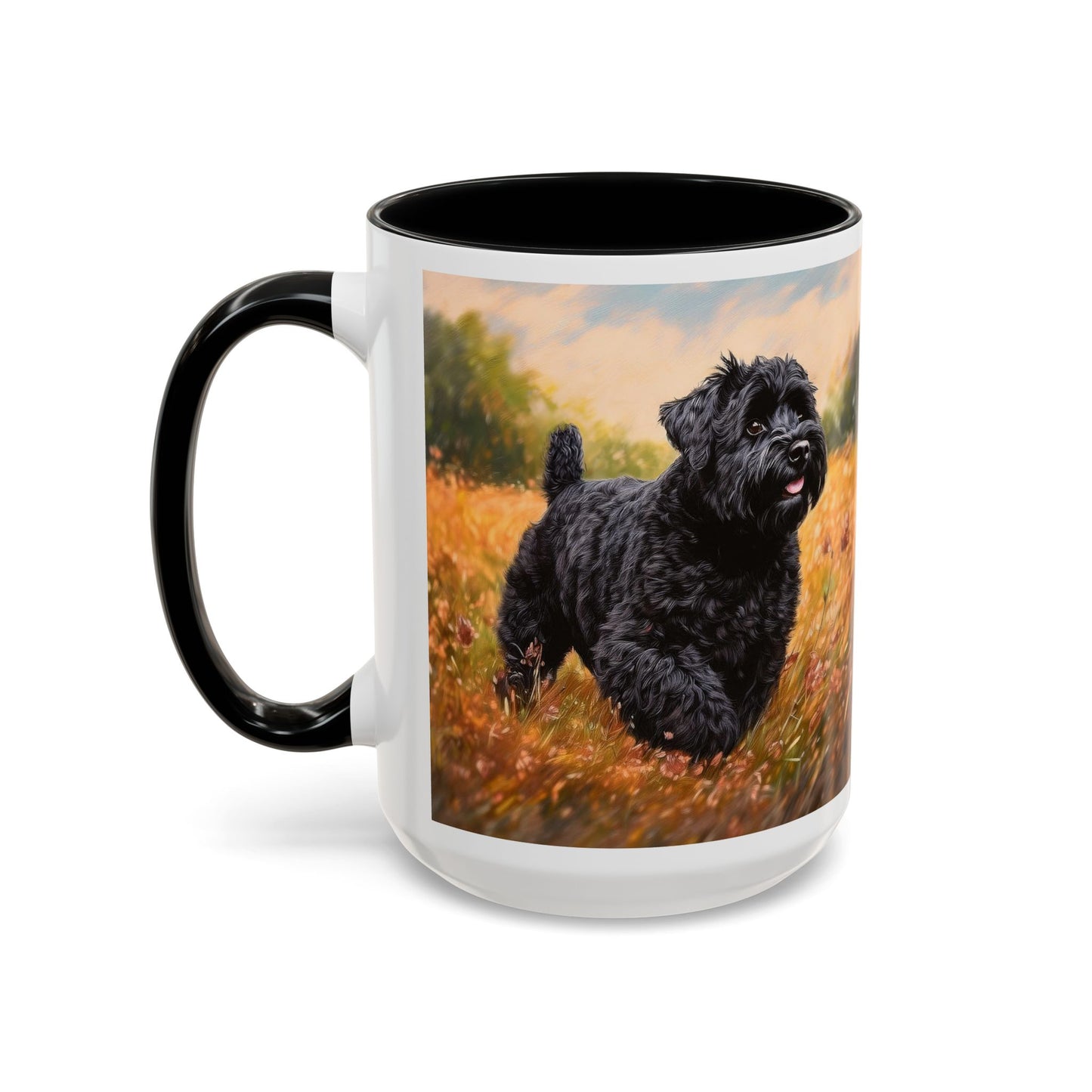Black Russian Terrier Ceramic Accent Coffee Mug