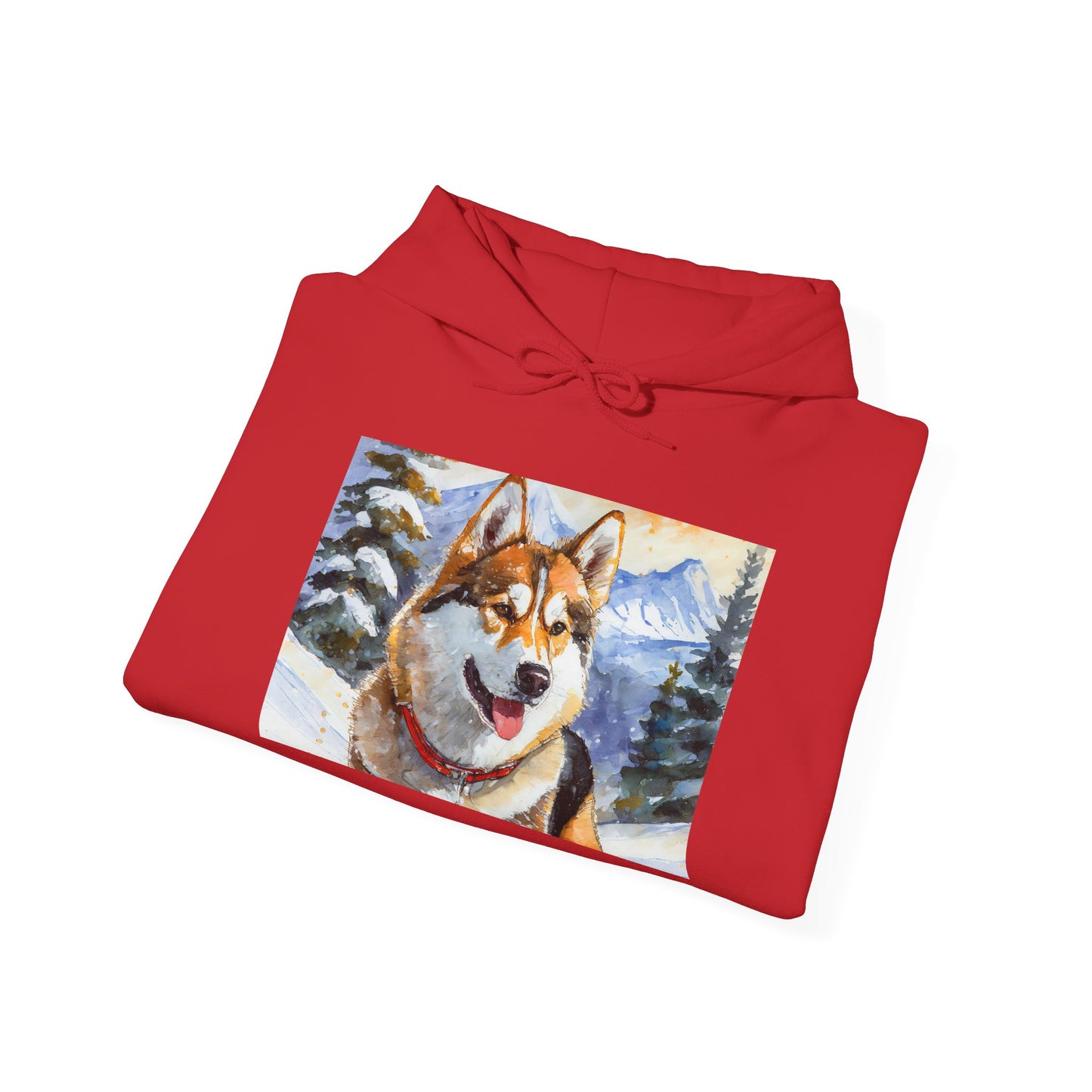 Chinook Sled Dog Unisex 50/50 Hooded Sweatshirt