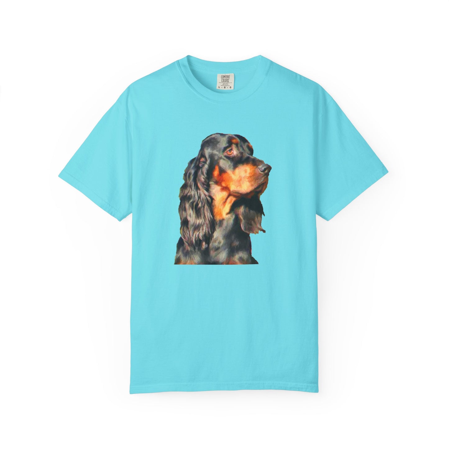 Gordon Setter Unisex-Adult Relaxed Fit Garment-Dyed T-shirt
