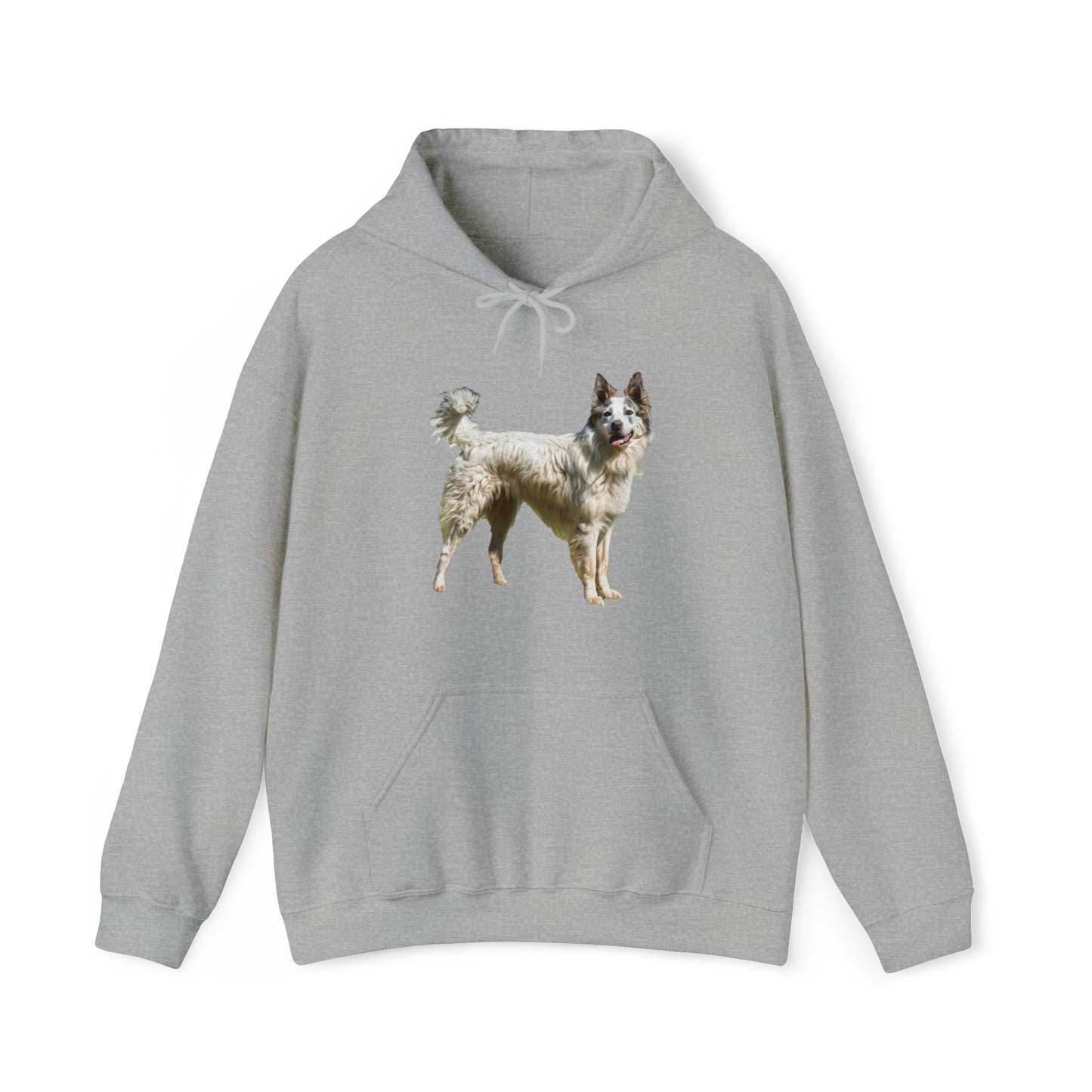 Pyrenean Shepherd Unisex 50/50 Hooded Sweatshirt