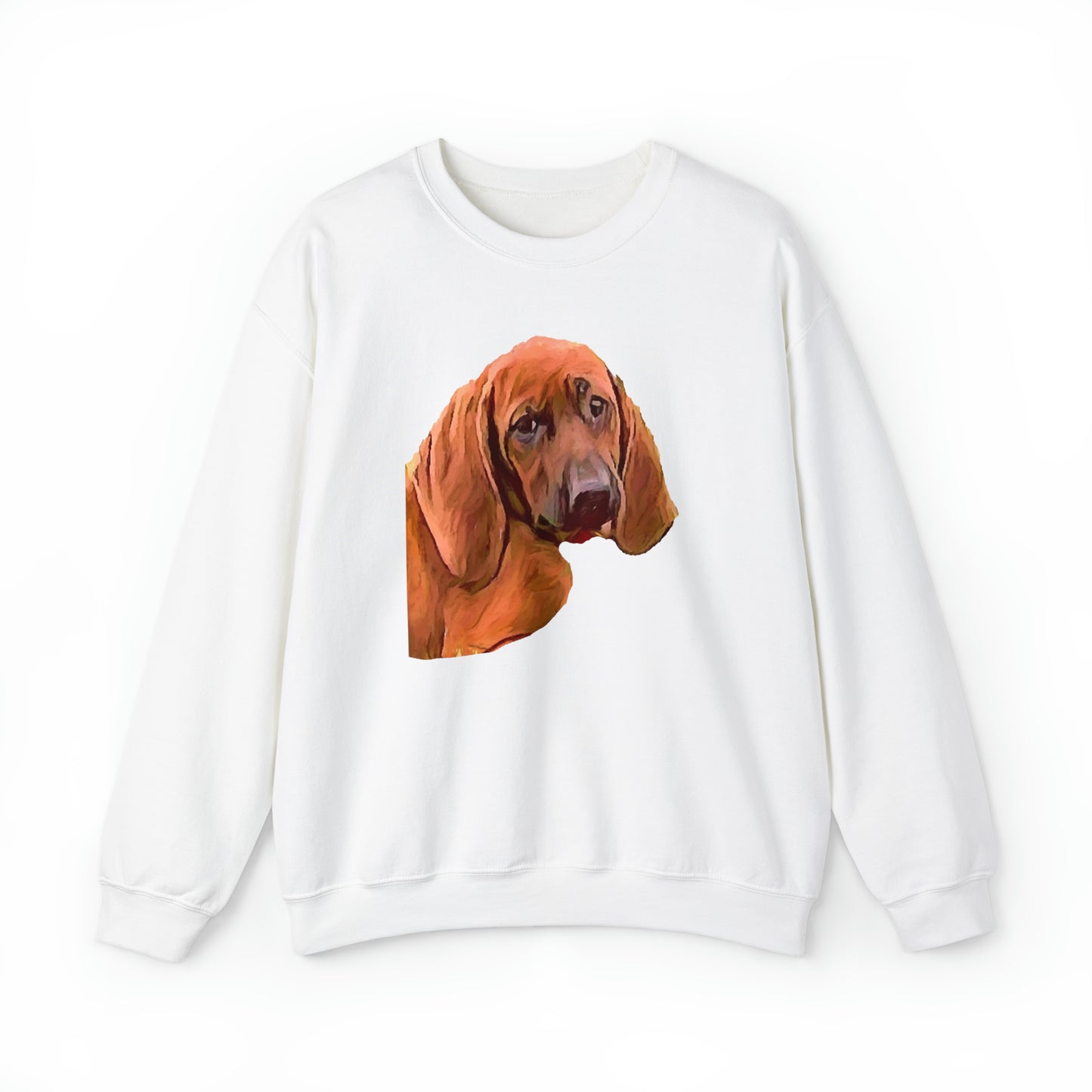 Redbone Coonhound Unisex 50/50 Crewneck Sweatshirt