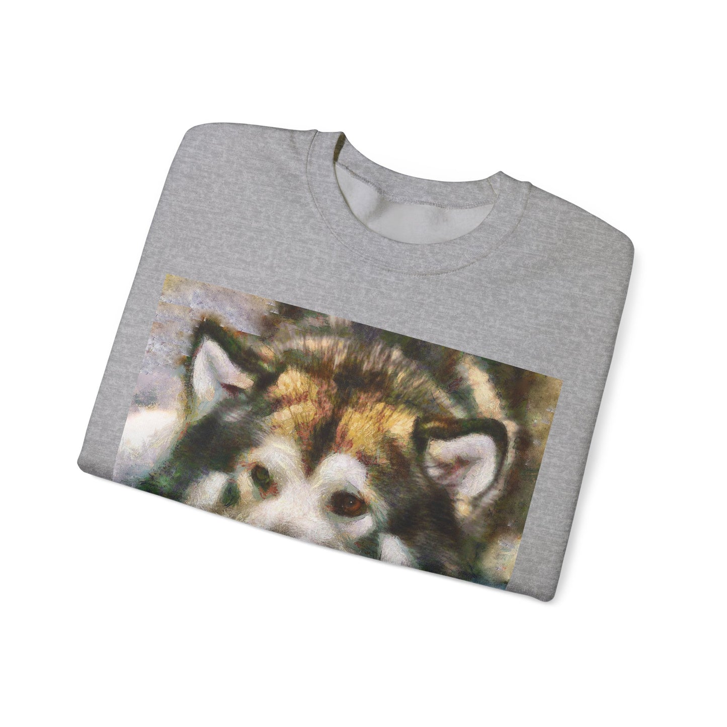 Malamute Unisex 50/50 Crewneck Sweatshirt