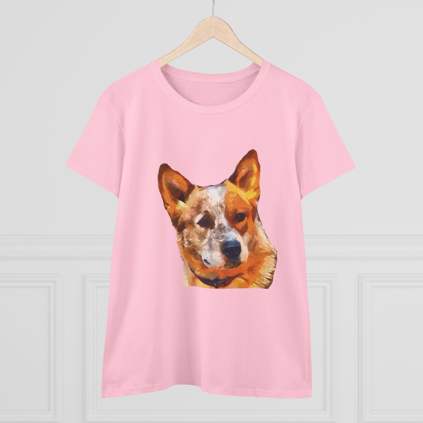 Red Heeler - Australian Cattle Dog Women's Midweight Cotton Tee