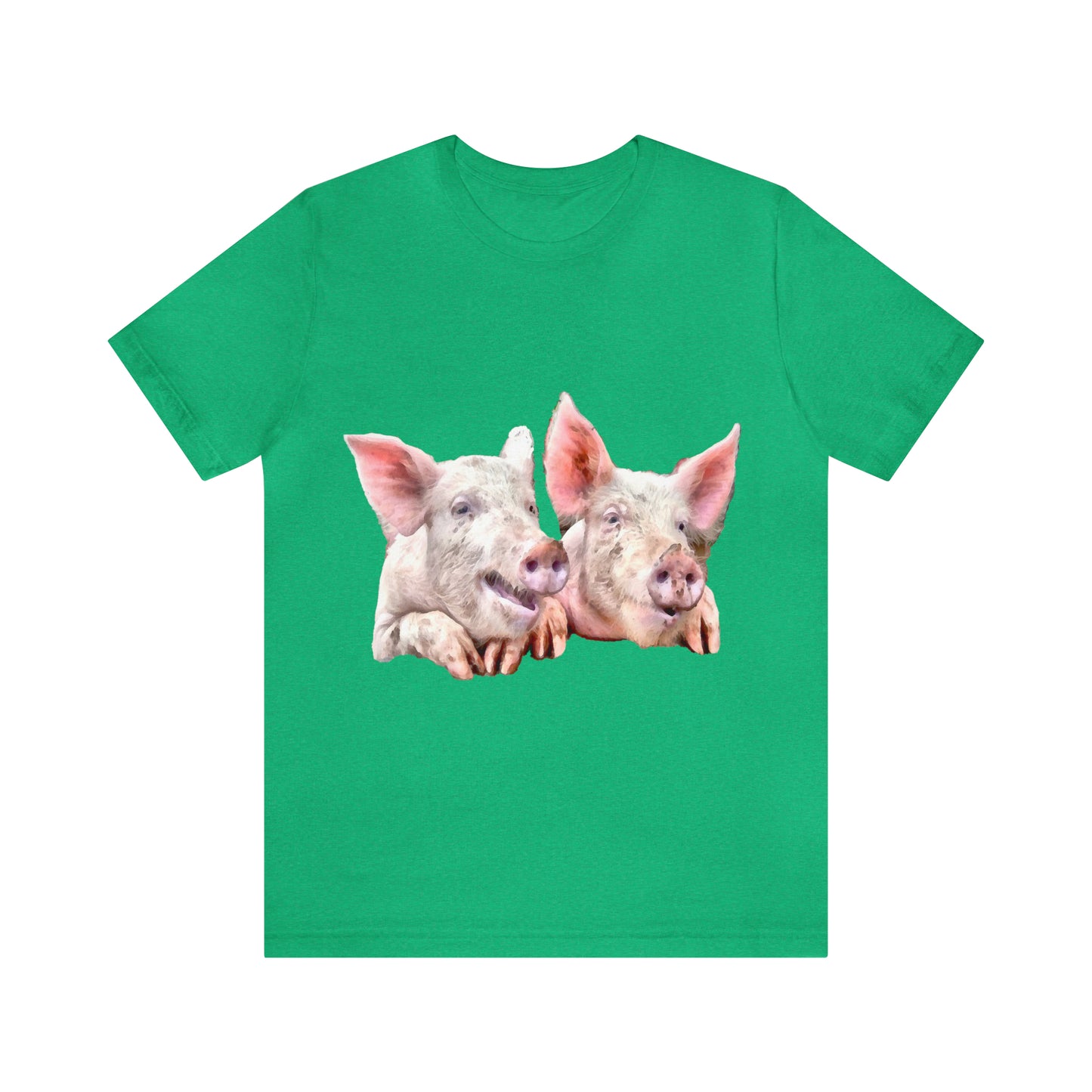 Pigs - 'A Jowly Good Time' - - Classic Jersey Short Sleeve Tee