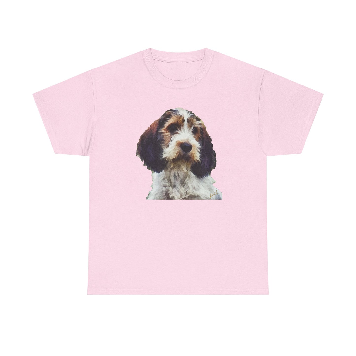 Petit Basset Griffon Unisex Heavy Cotton Tee