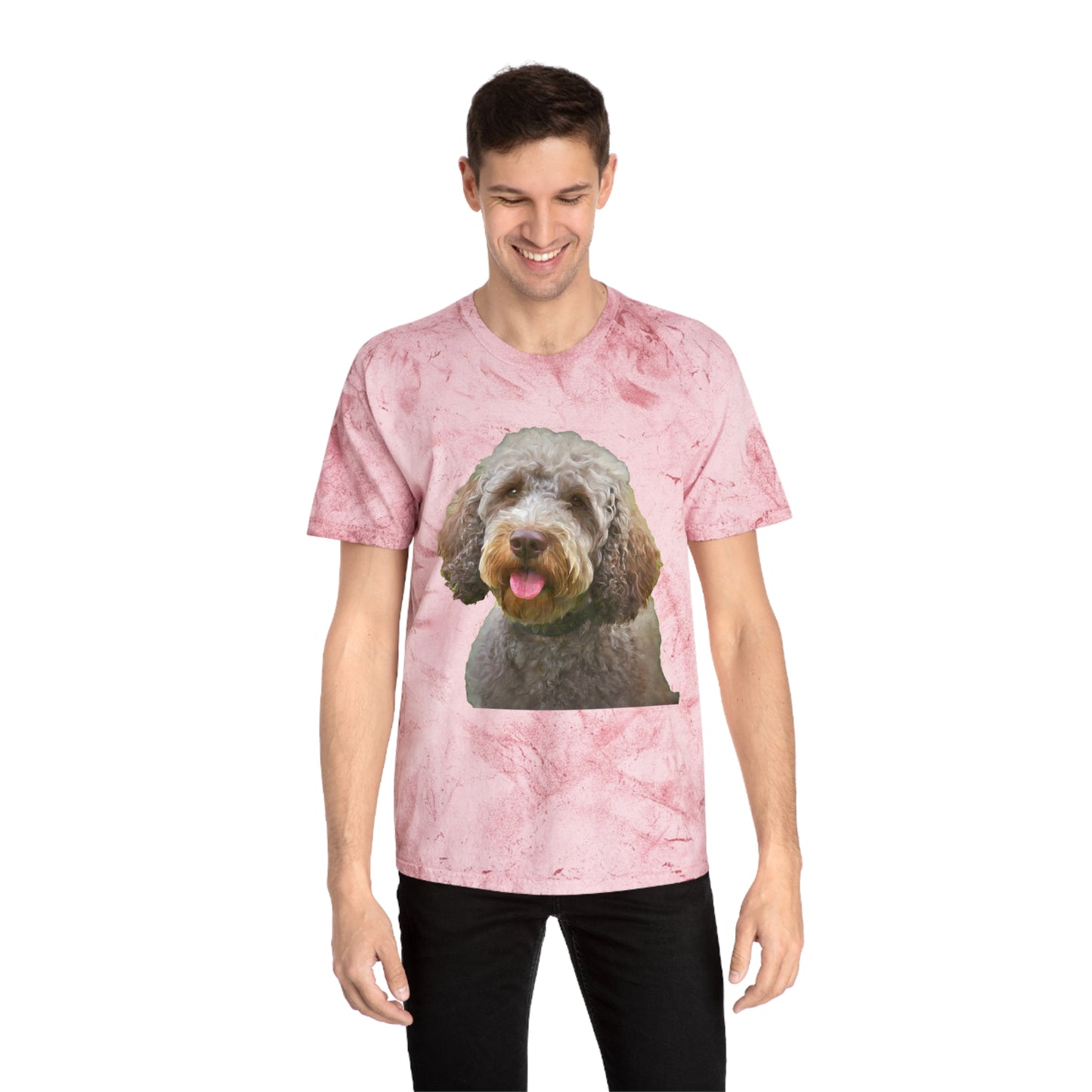 Lagotto Romagnolo 'Italian Truffle Dog' Relaxed Fit Color Blast T-Shirt