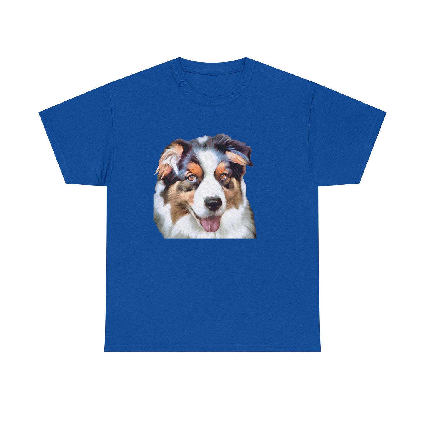 Australian Shepherd - Blue Merle - Classic Unisex Heavy Cotton Tee