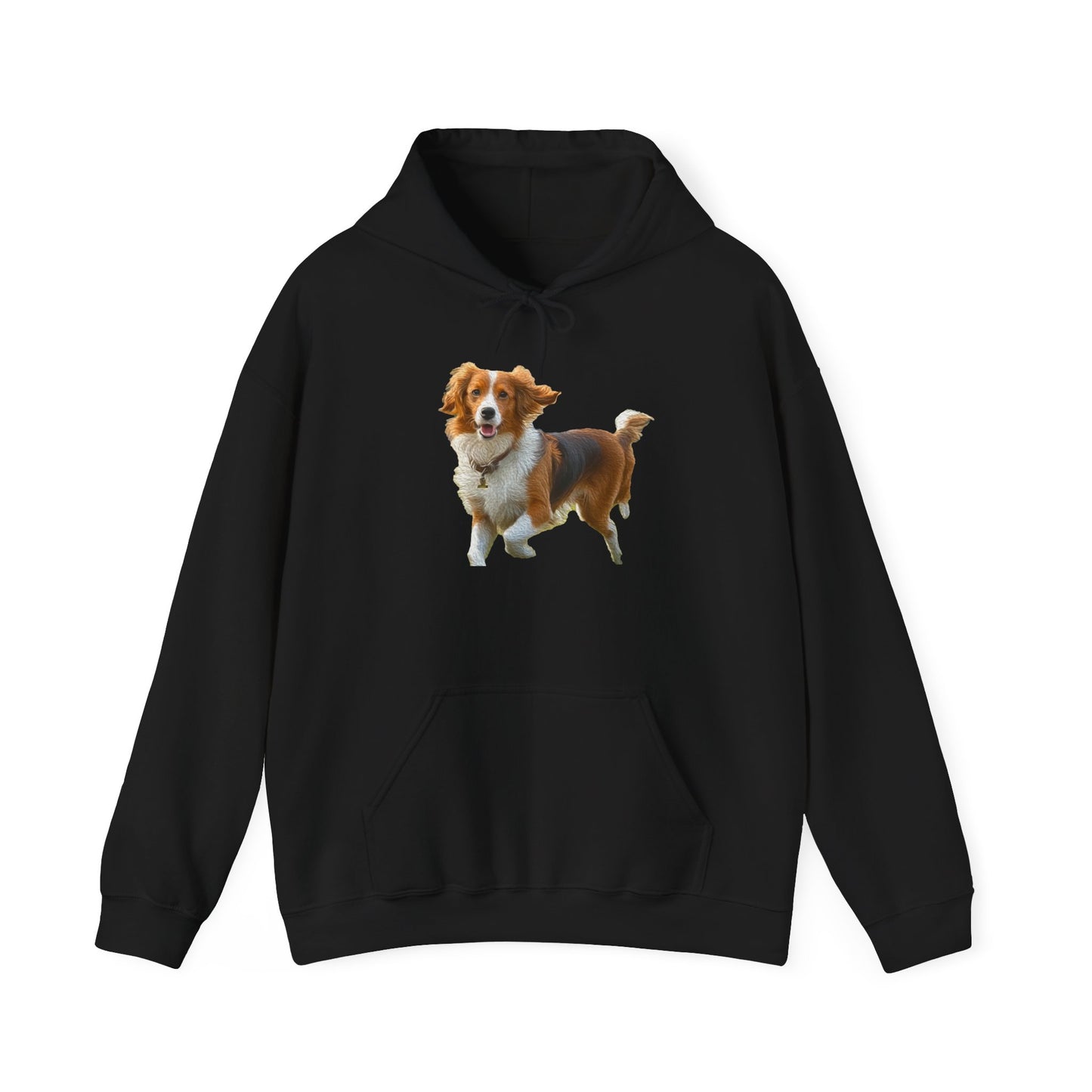 Nederlandse Kooikerhondje Unisex 50/50 Hooded Sweatshirt