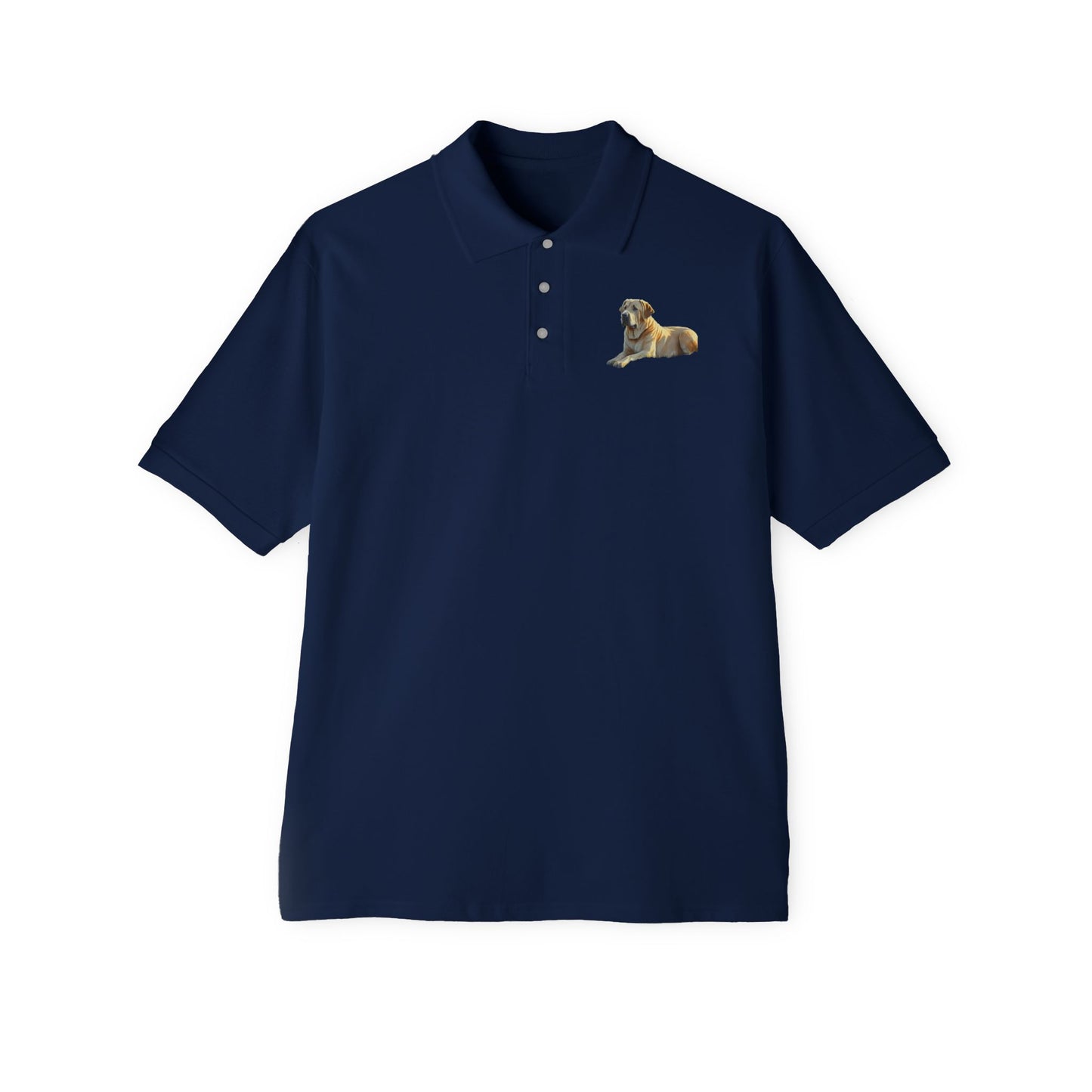 Broholmer - Danish Mastiff Men's Piqué Polo Shirt