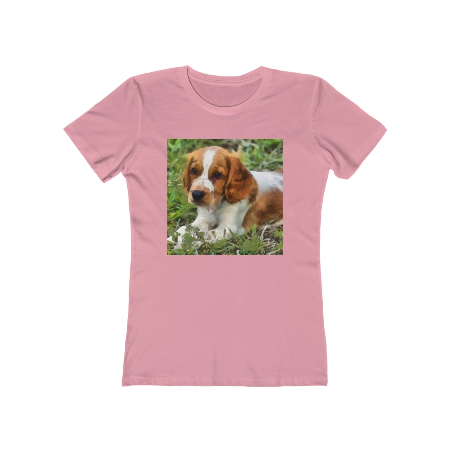 Welsh Springer Spaniel - Women's Slim Fit Ringspun Cotton T-Shirt