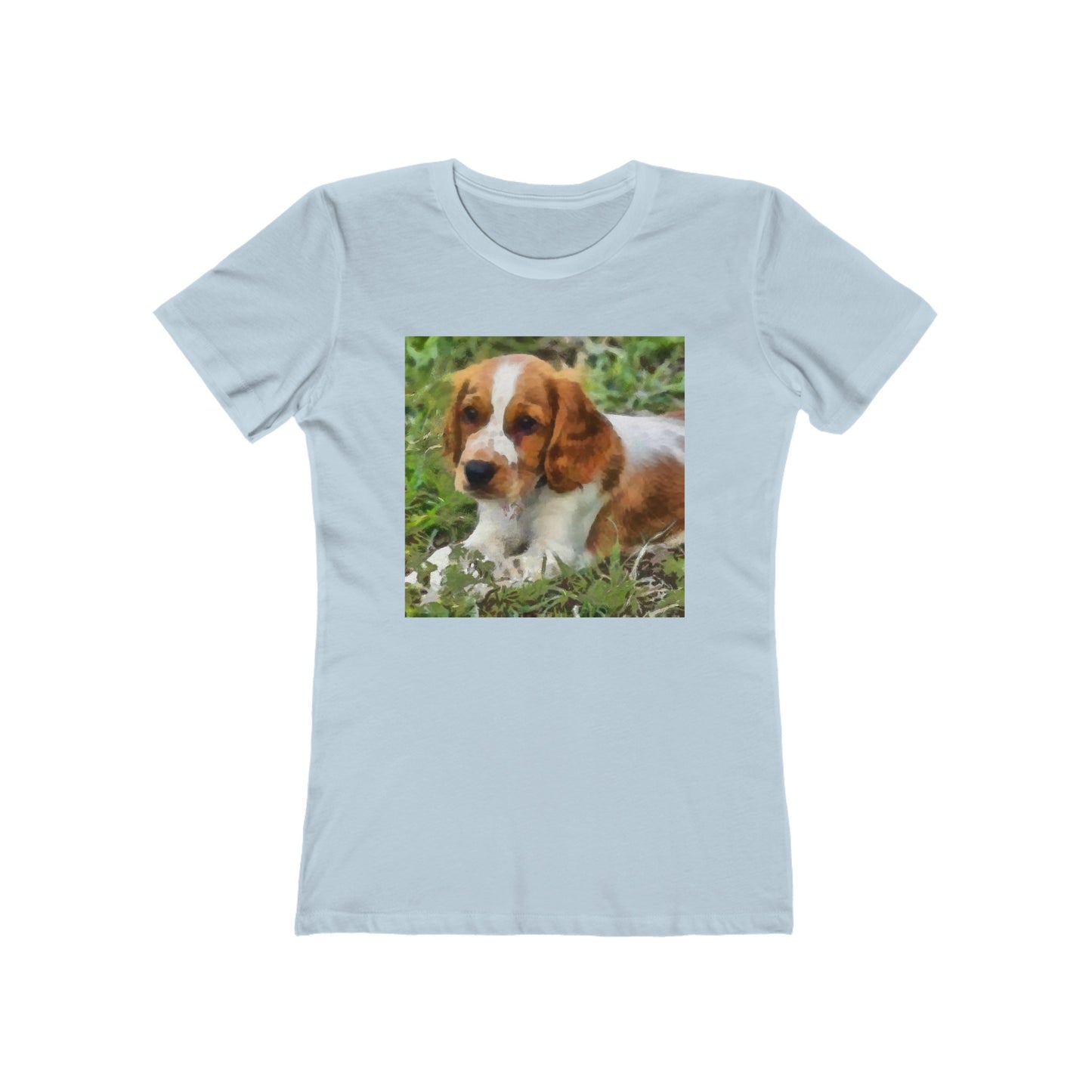 Welsh Springer Spaniel - Women's Slim Fit Ringspun Cotton T-Shirt