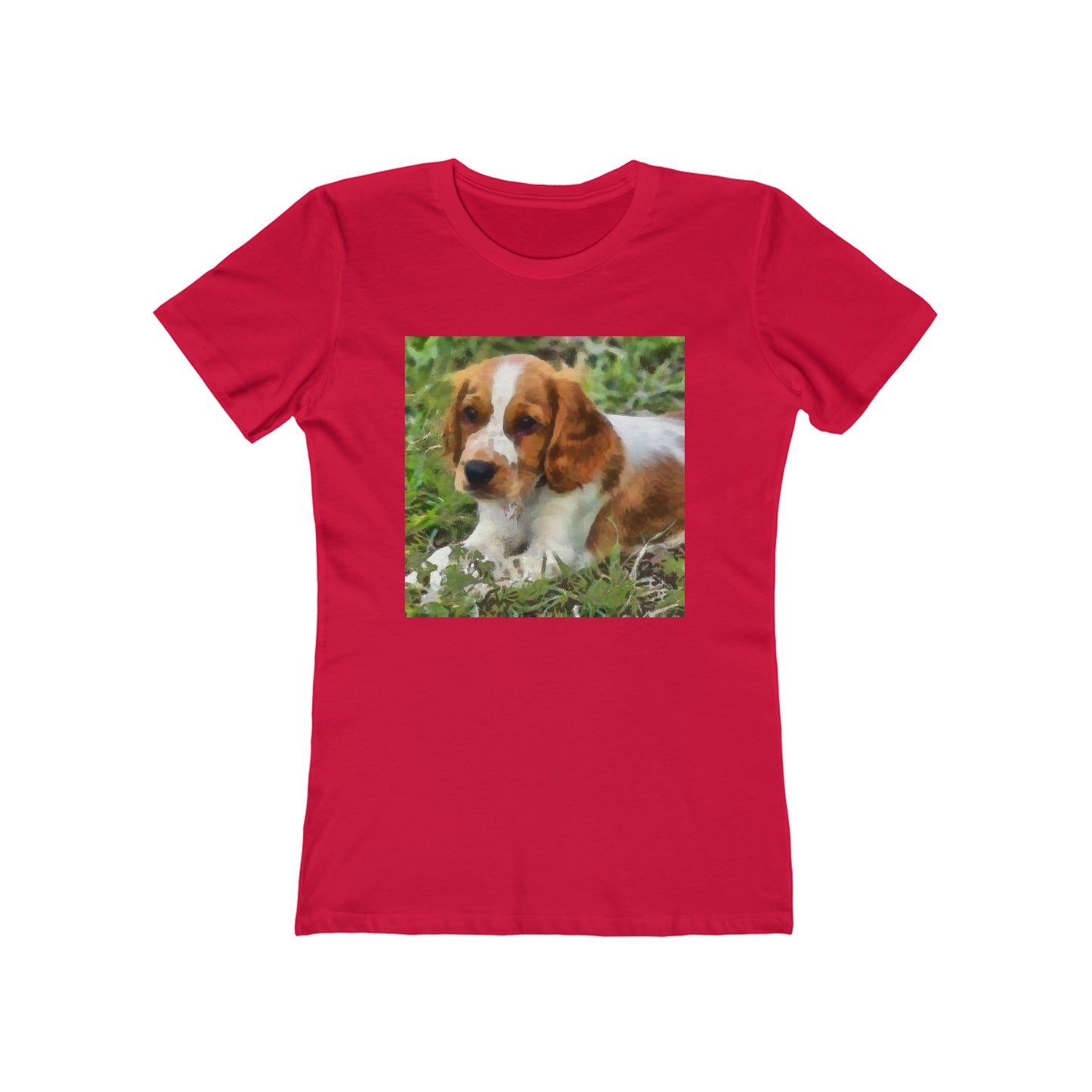 Welsh Springer Spaniel - Women's Slim Fit Ringspun Cotton T-Shirt