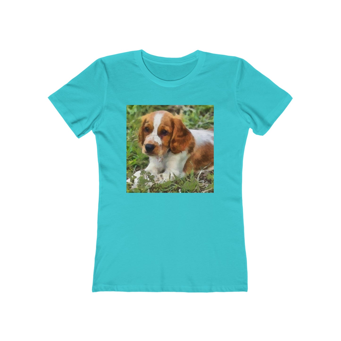 Welsh Springer Spaniel - Women's Slim Fit Ringspun Cotton T-Shirt