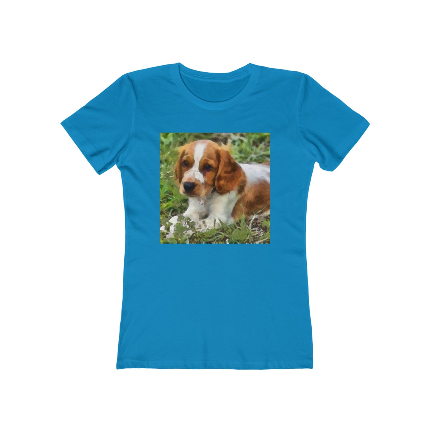 Welsh Springer Spaniel - Women's Slim Fit Ringspun Cotton T-Shirt