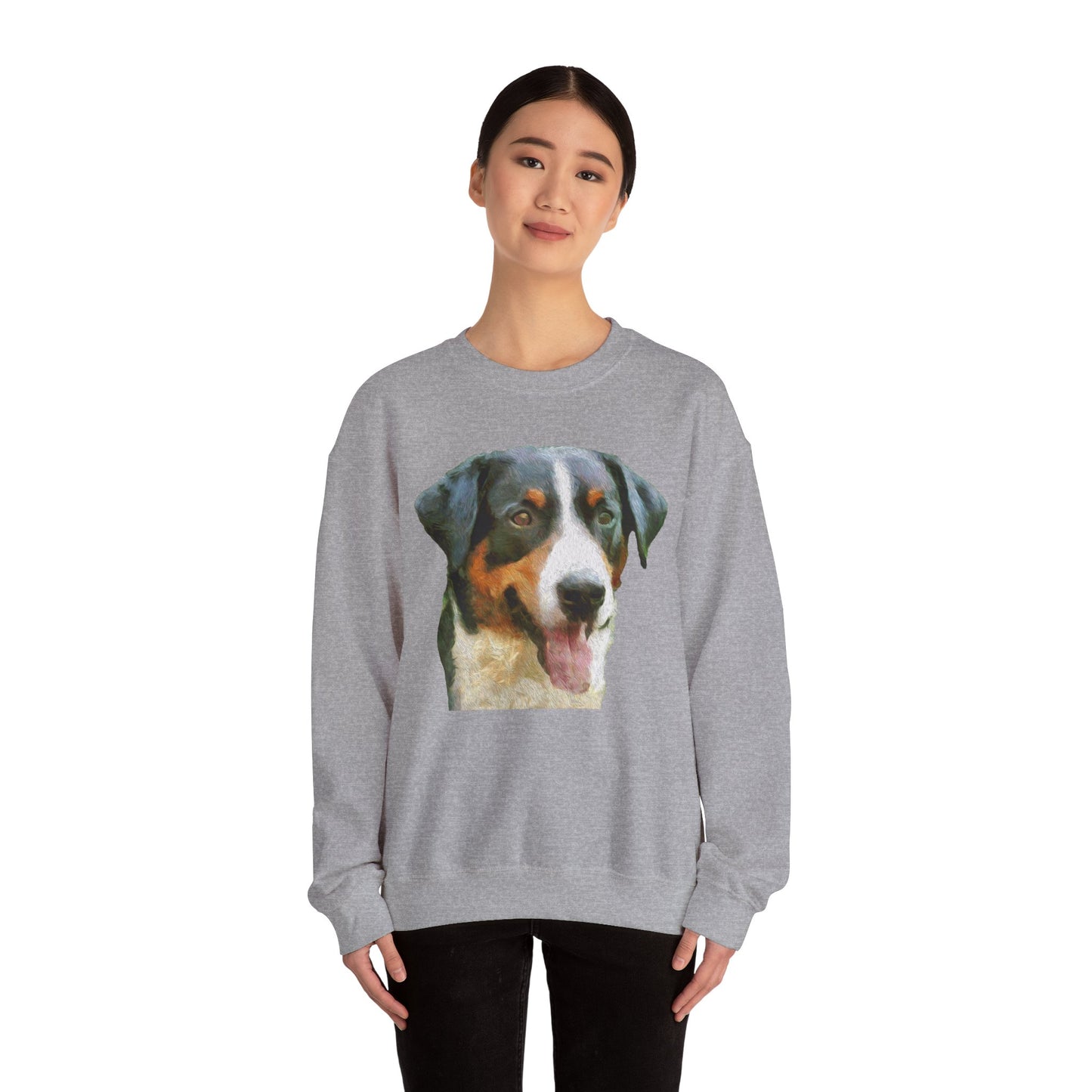 Appenzeller Sennenhund Unisex 50/50 Crewneck Sweatshirt
