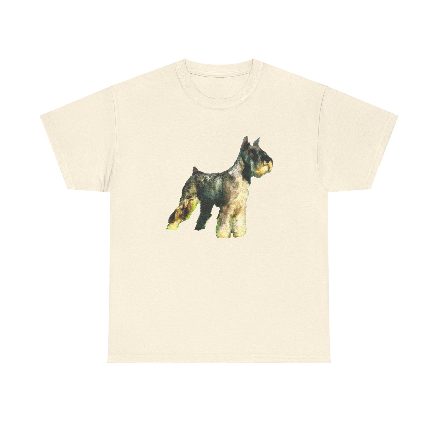 Elegant Schnauzer Unisex Heavy Cotton Tee