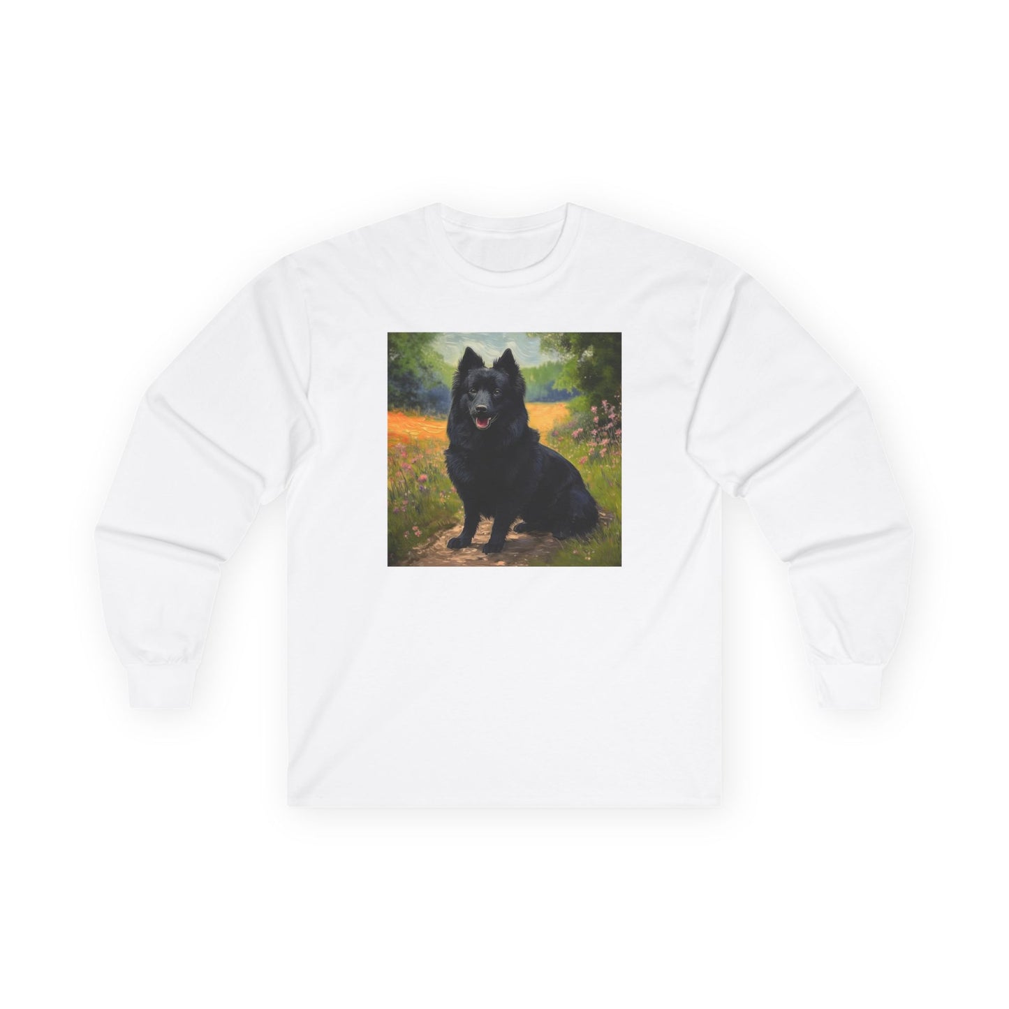 Schipperke --- Unisex Classic Cotton Long Sleeve Tee