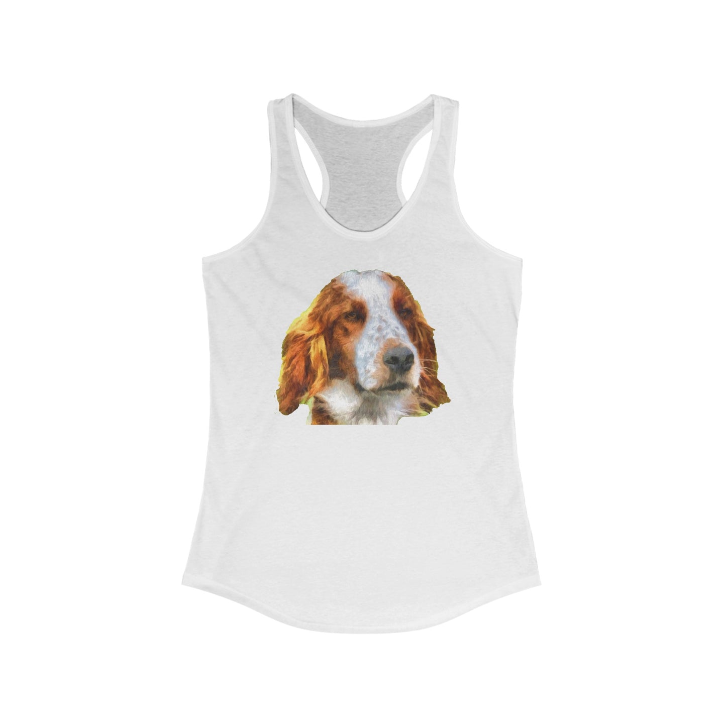 Irish Red & White Setter Women's Racerback Tank