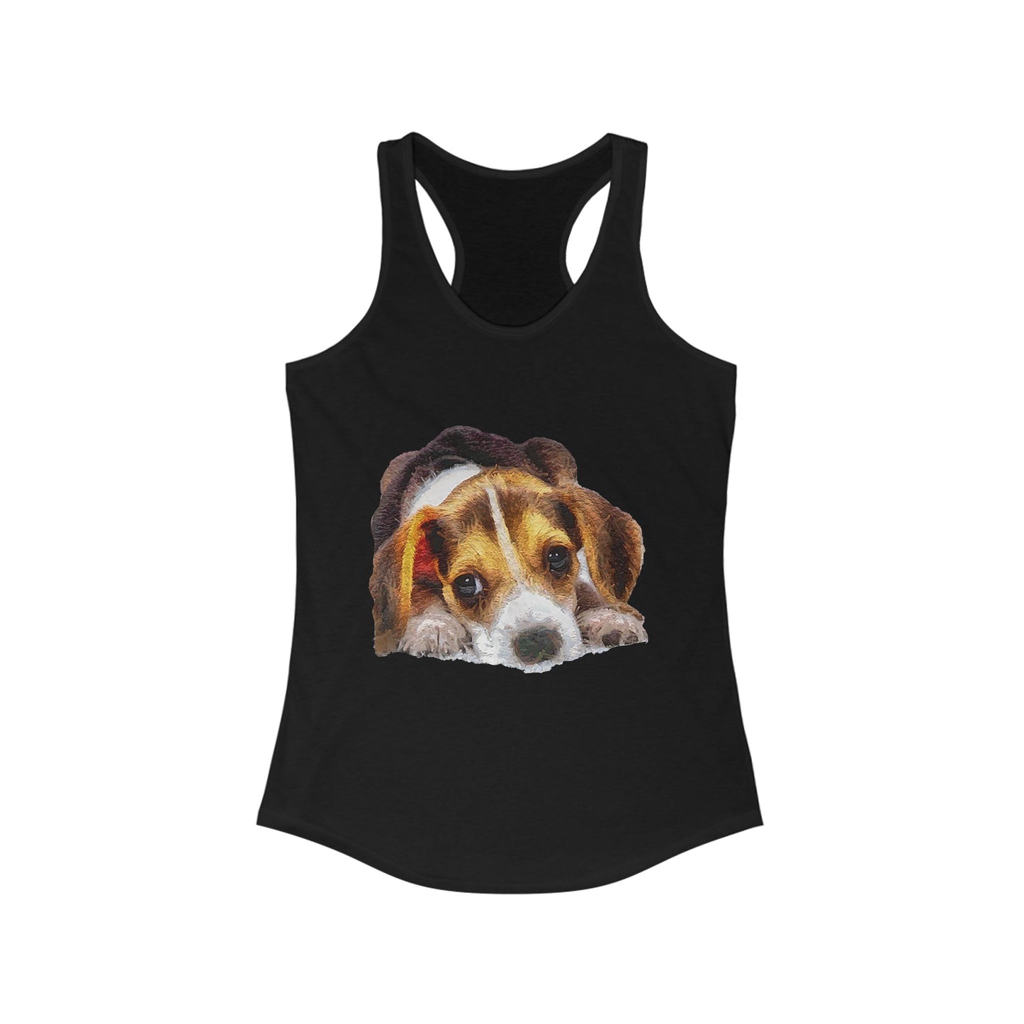 Beagle 'Daisy Mae' - Whimsical Women's Racerback Tank