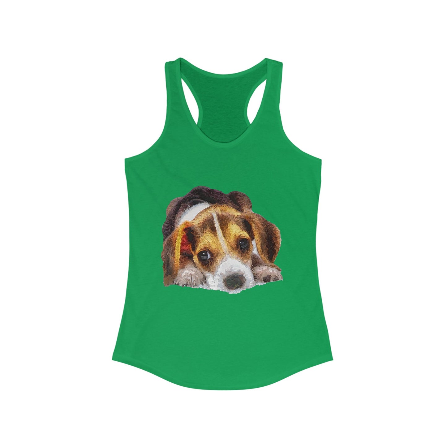 Beagle 'Daisy Mae' - Whimsical Women's Racerback Tank