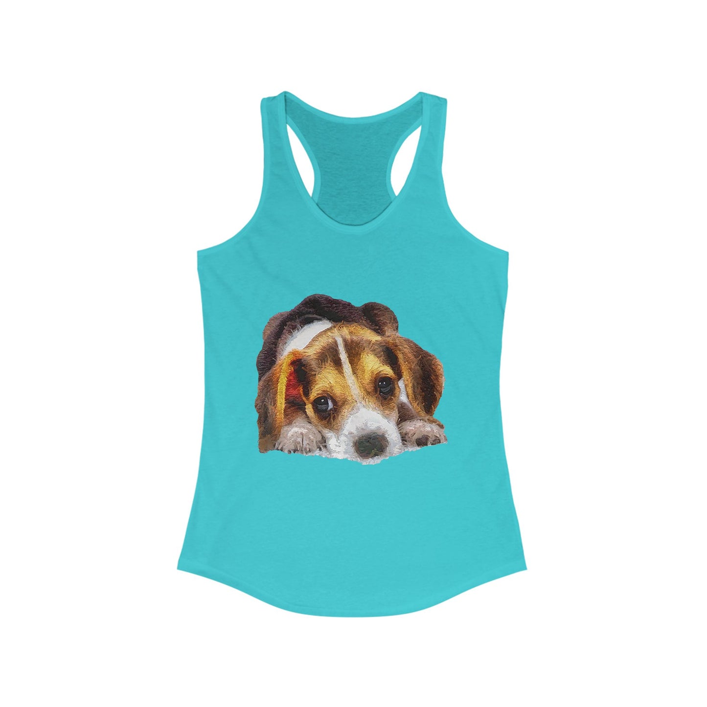 Beagle 'Daisy Mae' - Whimsical Women's Racerback Tank