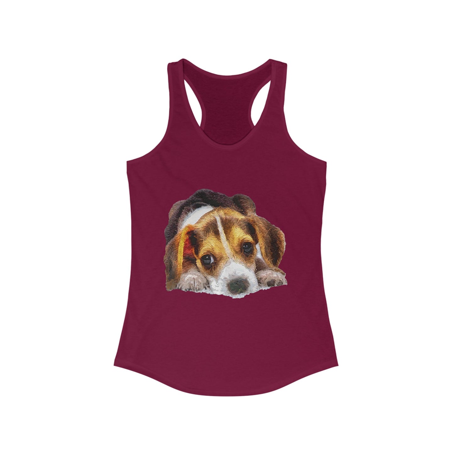 Beagle 'Daisy Mae' - Whimsical Women's Racerback Tank