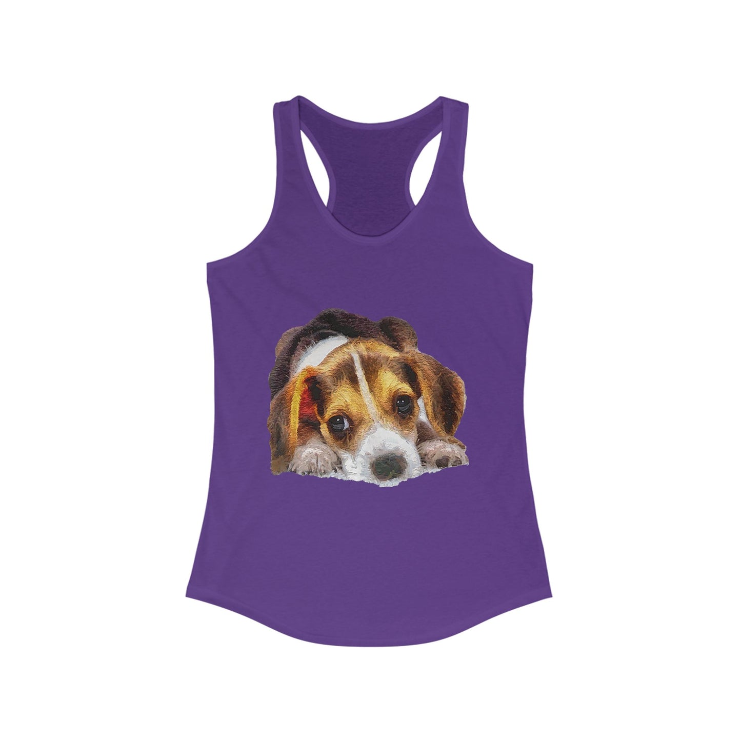 Beagle 'Daisy Mae' - Whimsical Women's Racerback Tank