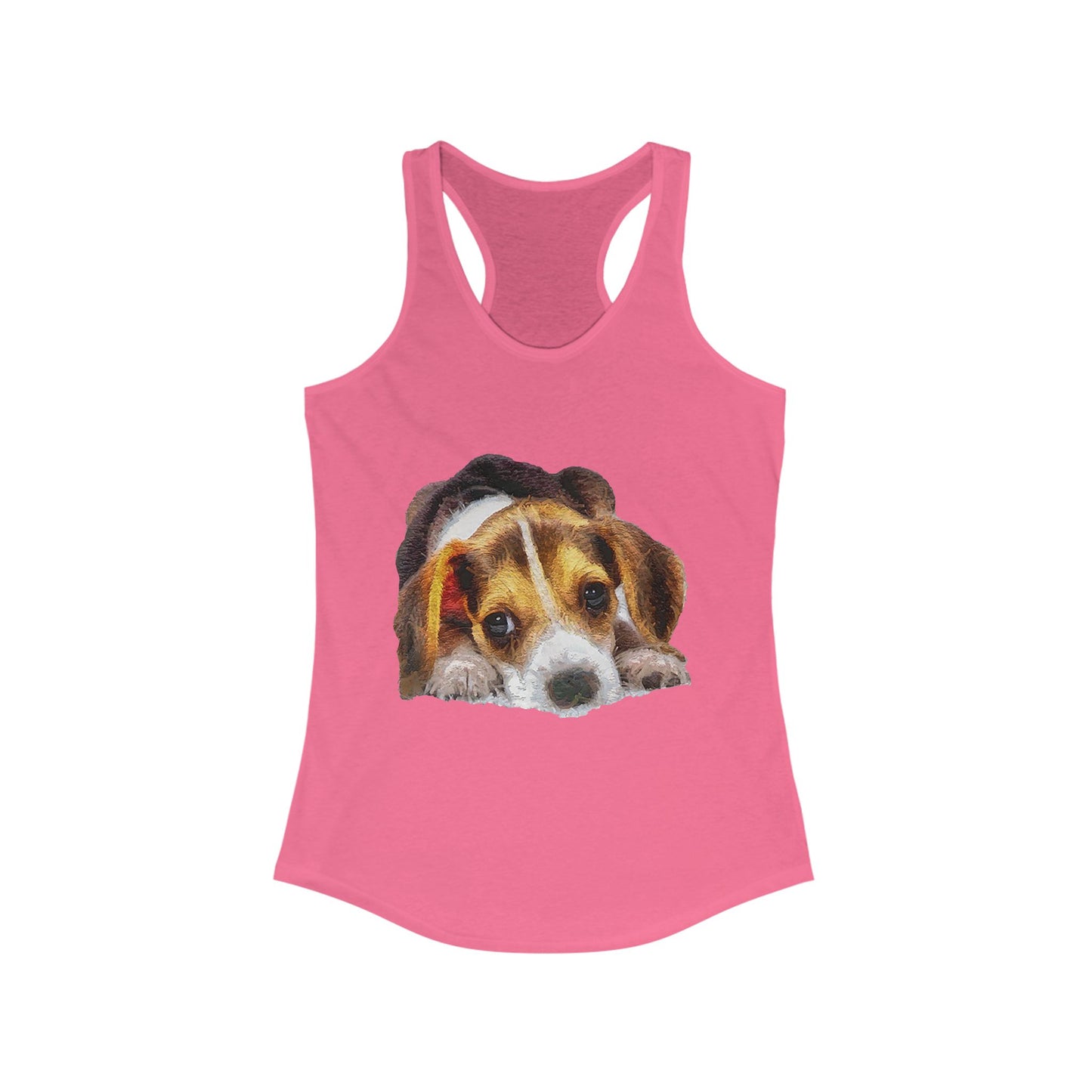 Beagle 'Daisy Mae' - Whimsical Women's Racerback Tank