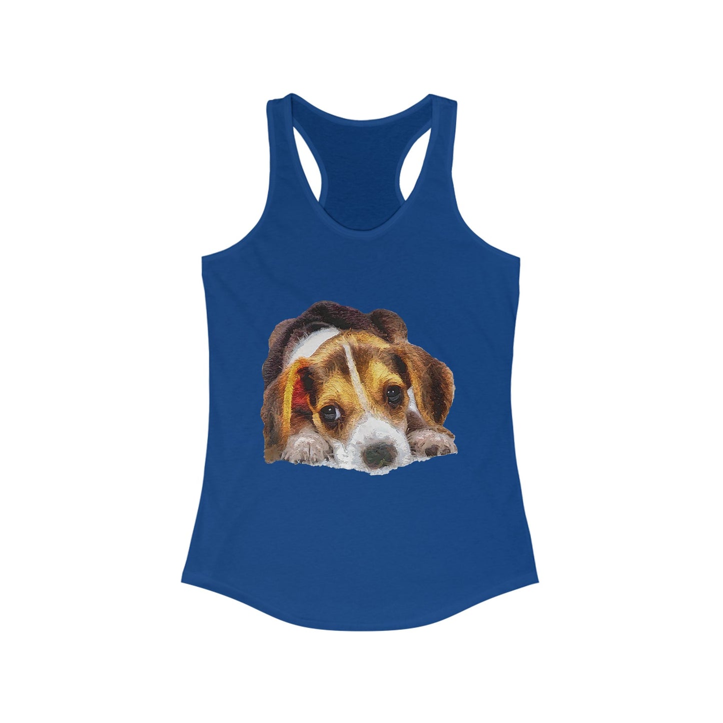 Beagle 'Daisy Mae' - Whimsical Women's Racerback Tank
