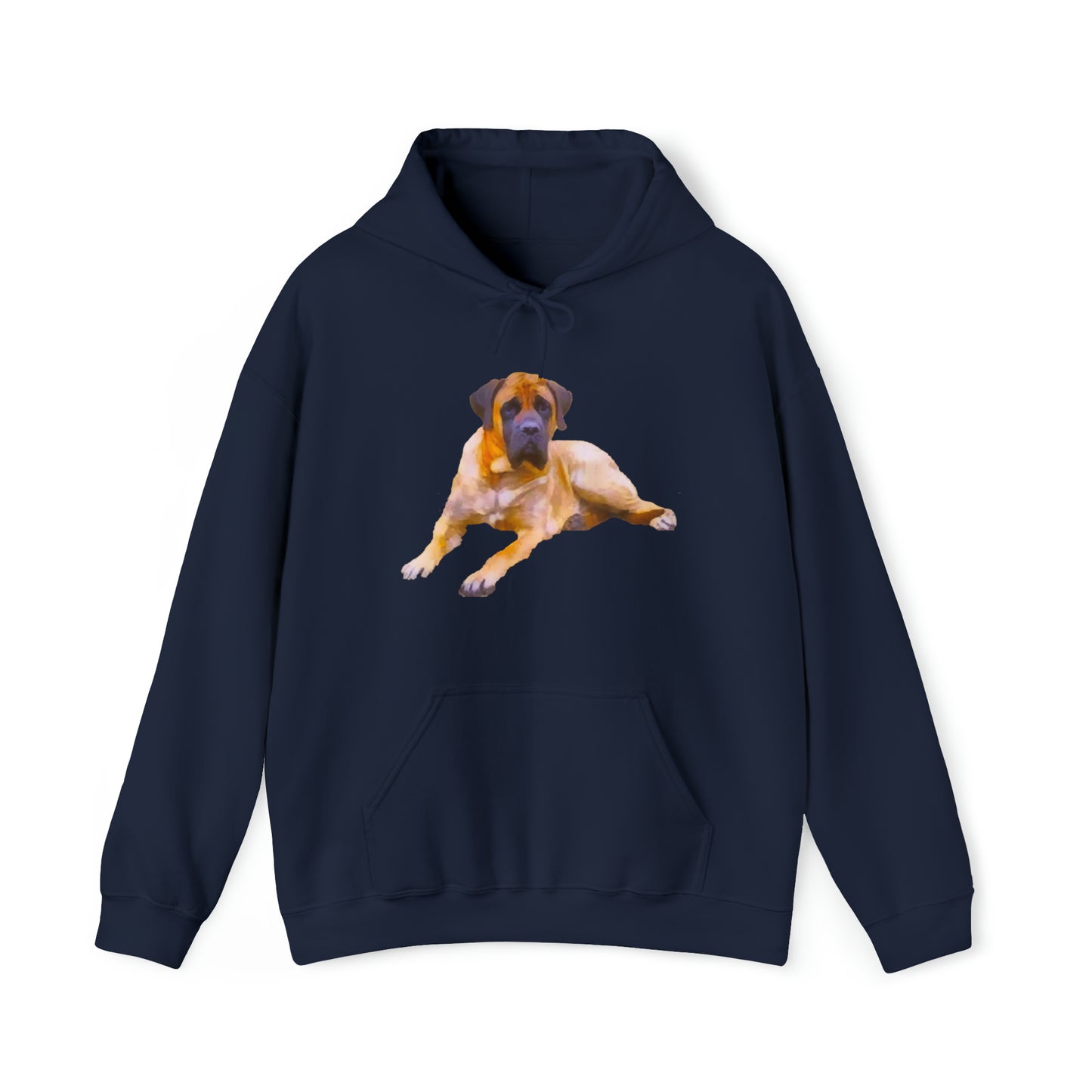 Mastiff 'Muary' Unisex 50/50 Hooded Sweatshirt