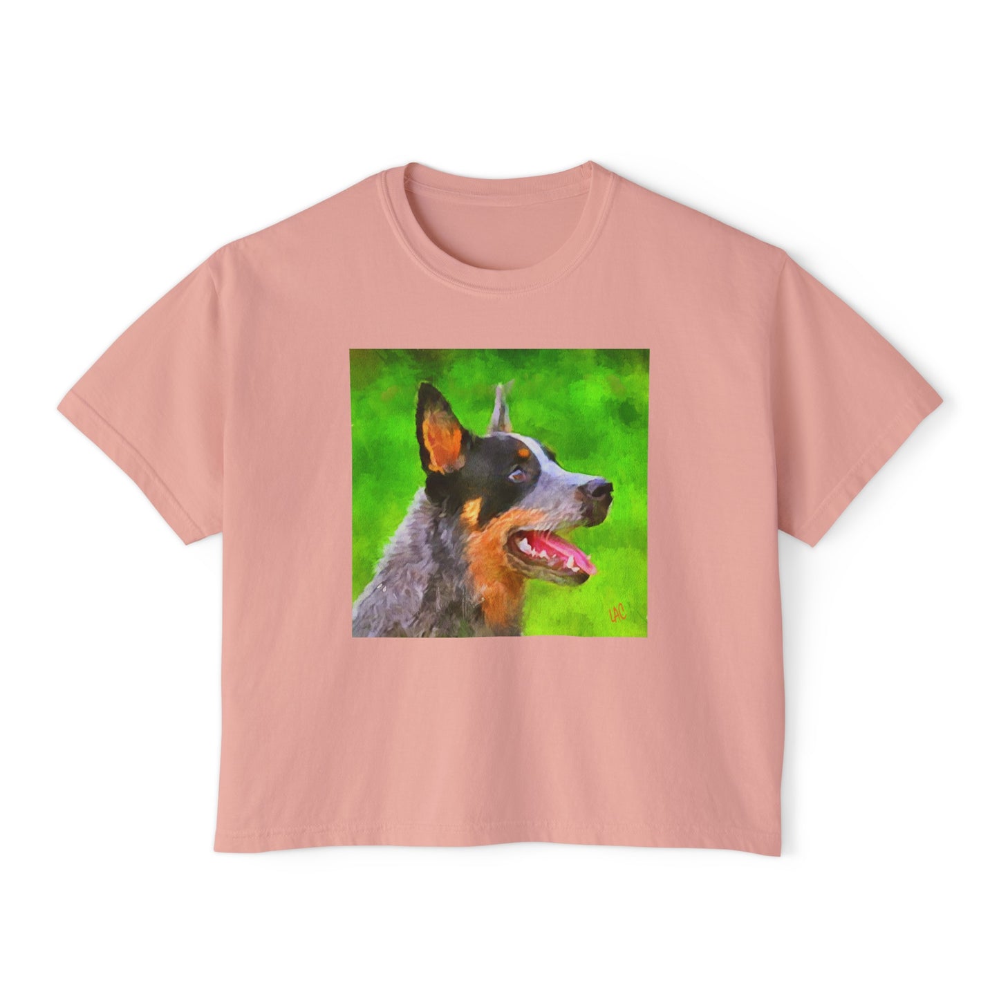 Australian Cattle Dog 'Blue Heeler' Women's Oversized Boxy Tee