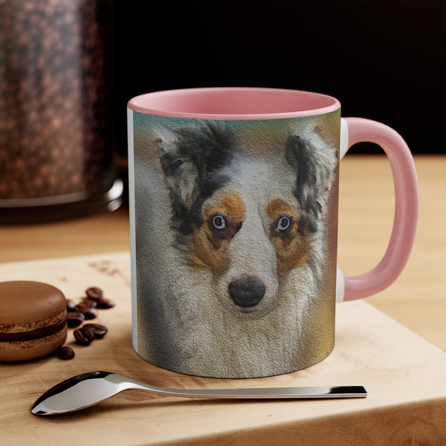 Australian Shepherd 'Zack' Accent Coffee Mug, 11oz